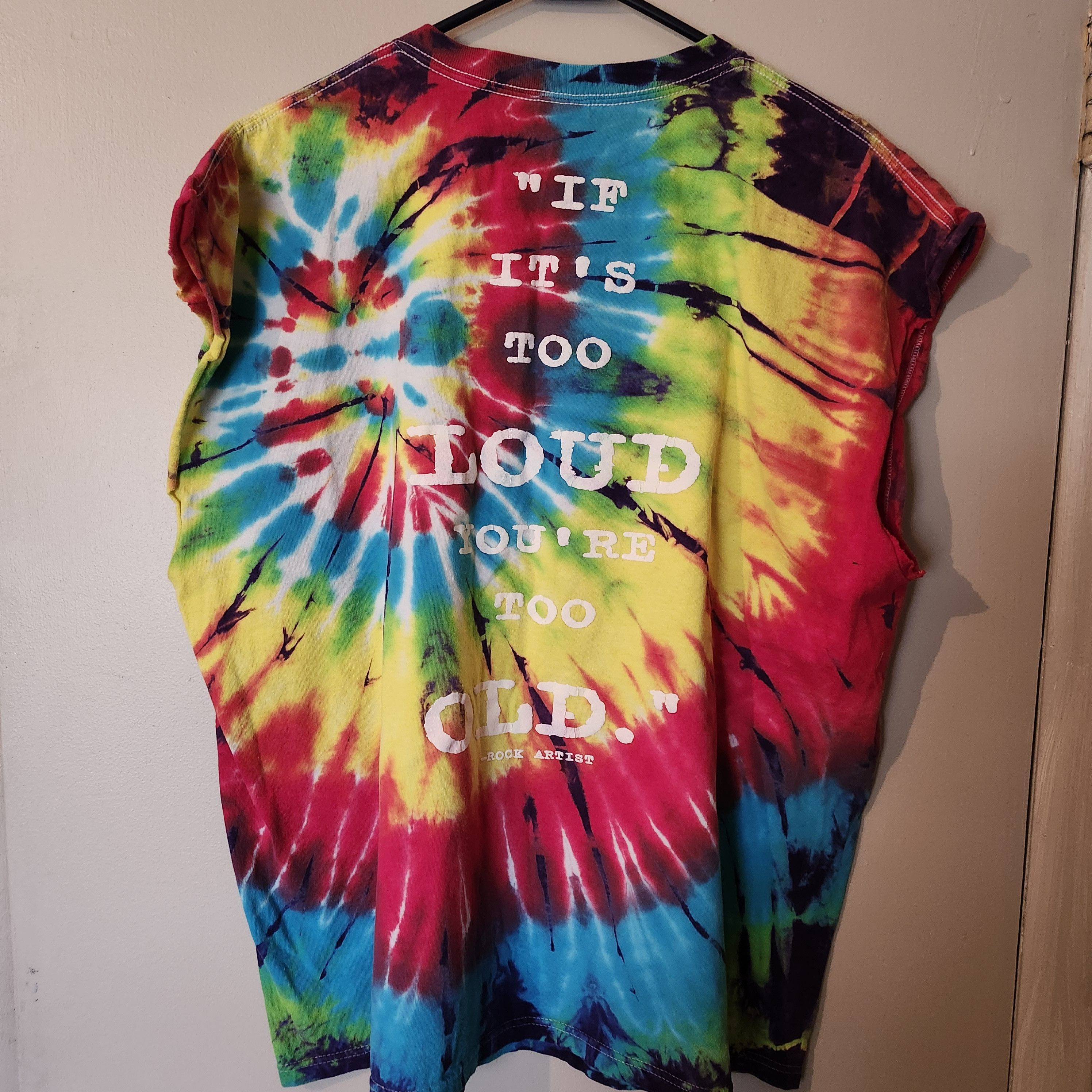Anvil Rock & Roll Hall of Fame Tie Dye T-Shirt Men's 2XL Cleveland Size US XXL / EU 58 / 5 - 4 Thumbnail