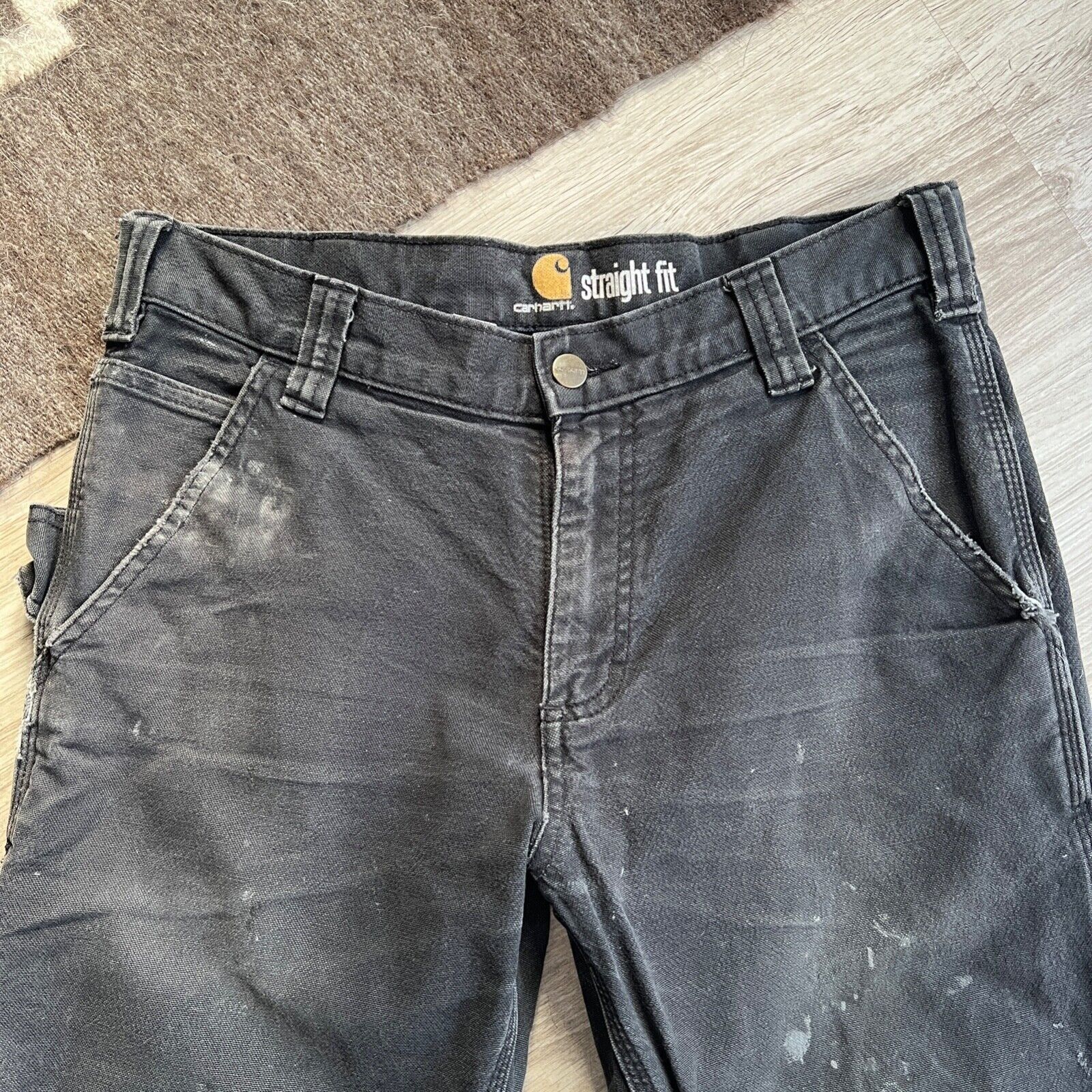 Carhartt Carhartt Distressed Straight Fit Single Knee Pants 8764AC Size 32" / US 10 / IT 46 - 4 Thumbnail