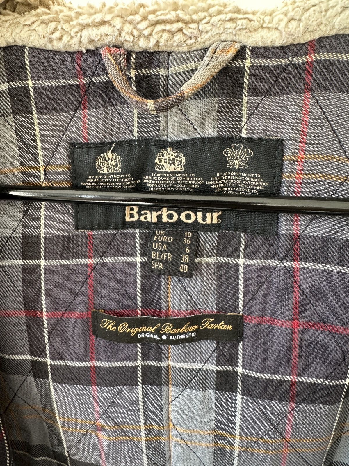 Barbour × Vintage Barbour Kelsall Wax Parka Jacket Size M / US 6-8 / IT 42-44 - 12 Thumbnail