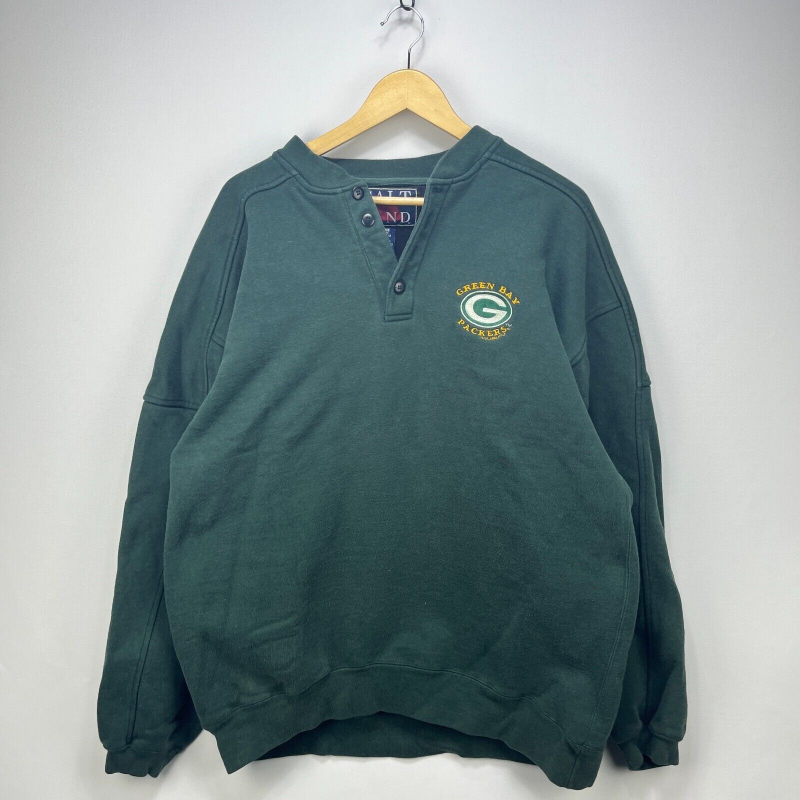 Vintage '90s Green Bay Packers Sweatshirt Large NFL