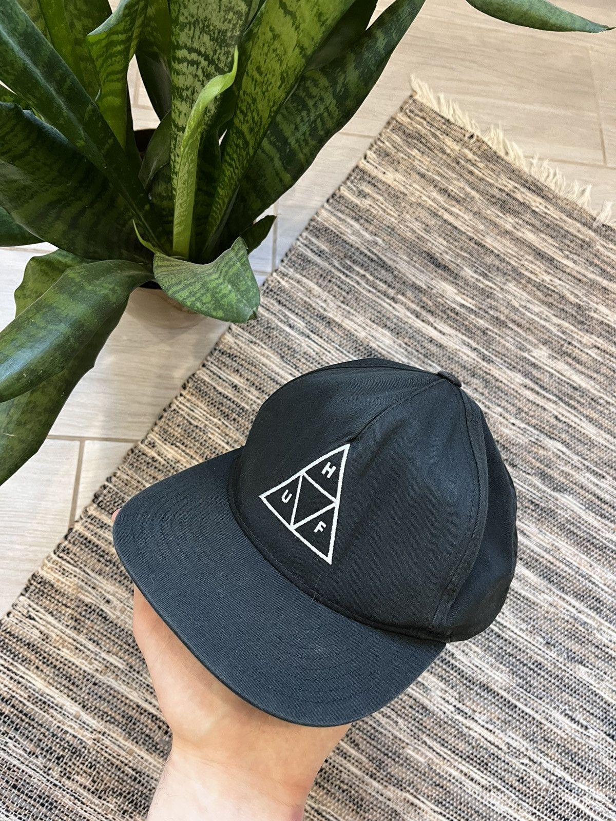Huf Huf cap snapback sk8 black minimalistic logo Size ONE SIZE - 1 Thumbnail