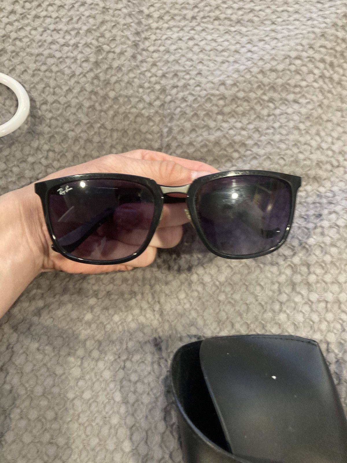 RayBan Ray Ban Male RB4303 Navy Sunglasses Size ONE SIZE - 2 Thumbnail