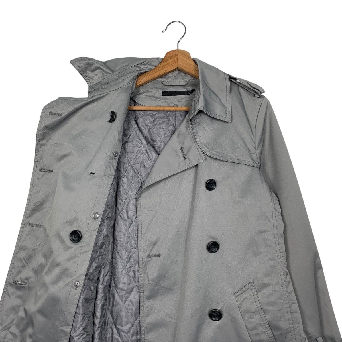 Uniqlo Uniqlo Double Breast Trench Coat Size L / US 10 / IT 46 - 11 Thumbnail
