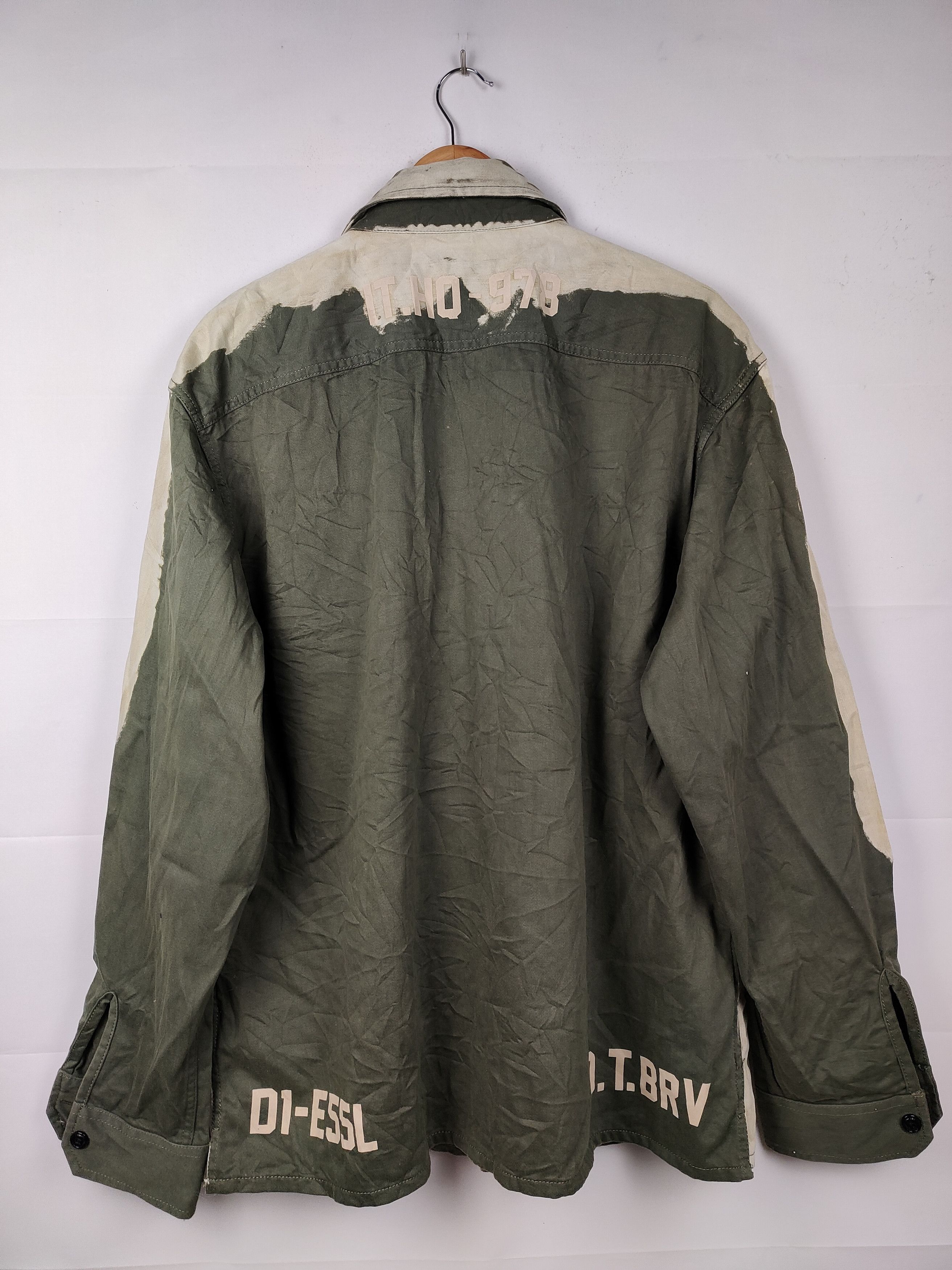 Diesel Diesel Acid Wash Button Collar Jacket Size US L / EU 52-54 / 3 - 7 Thumbnail