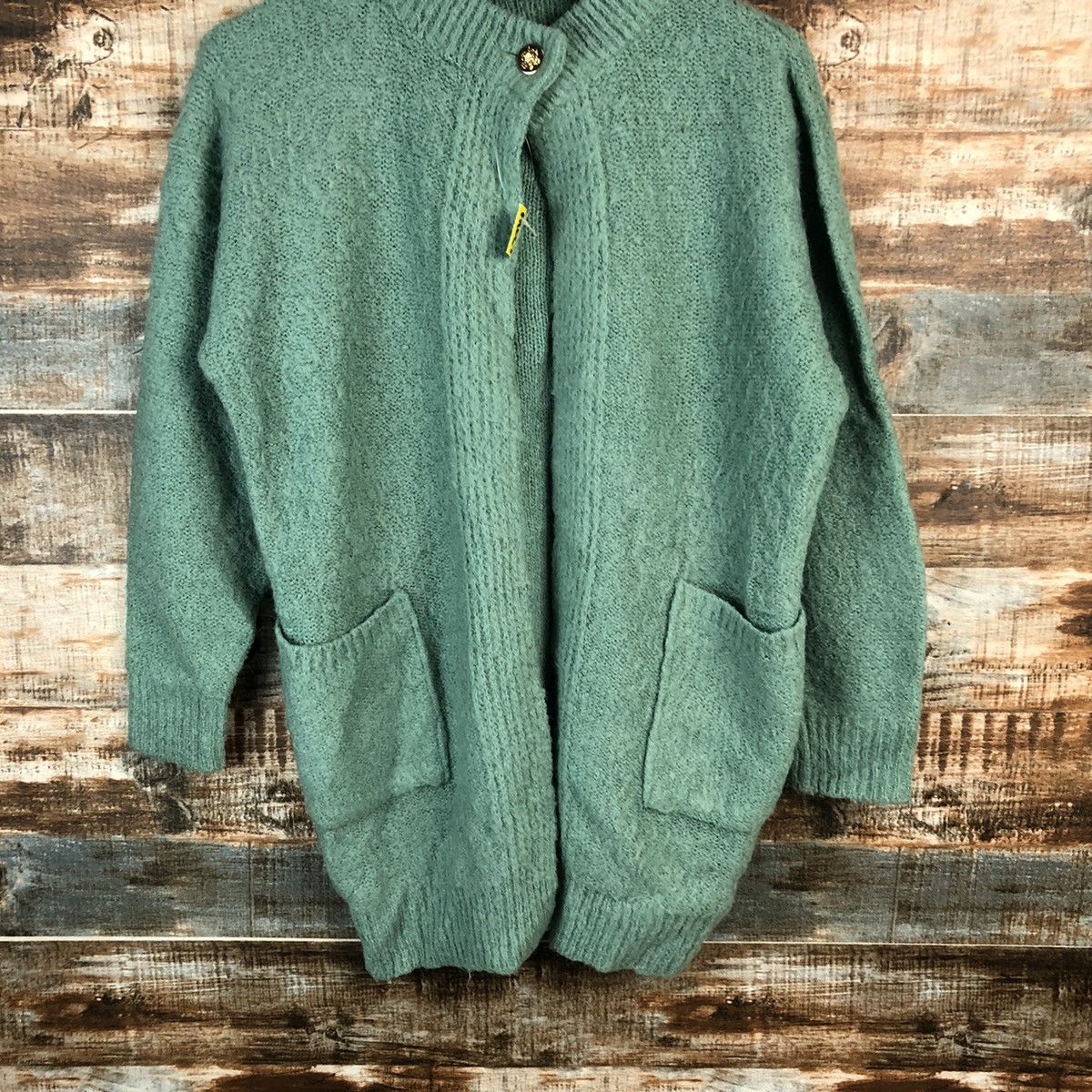 Homespun Knitwear × Japanese Brand × Vintage Japanese Brand vintage Green Knitwear #A1567 Size M / US 6-8 / IT 42-44 - 6 Thumbnail