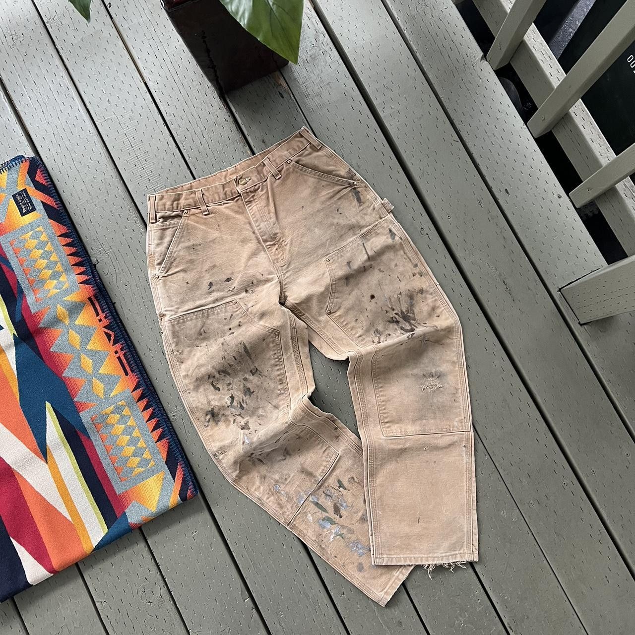 Carhartt × Vintage Vintage 90s Carhartt Double Knee Carpenter Pants Size US 32 / EU 48 - 4 Thumbnail