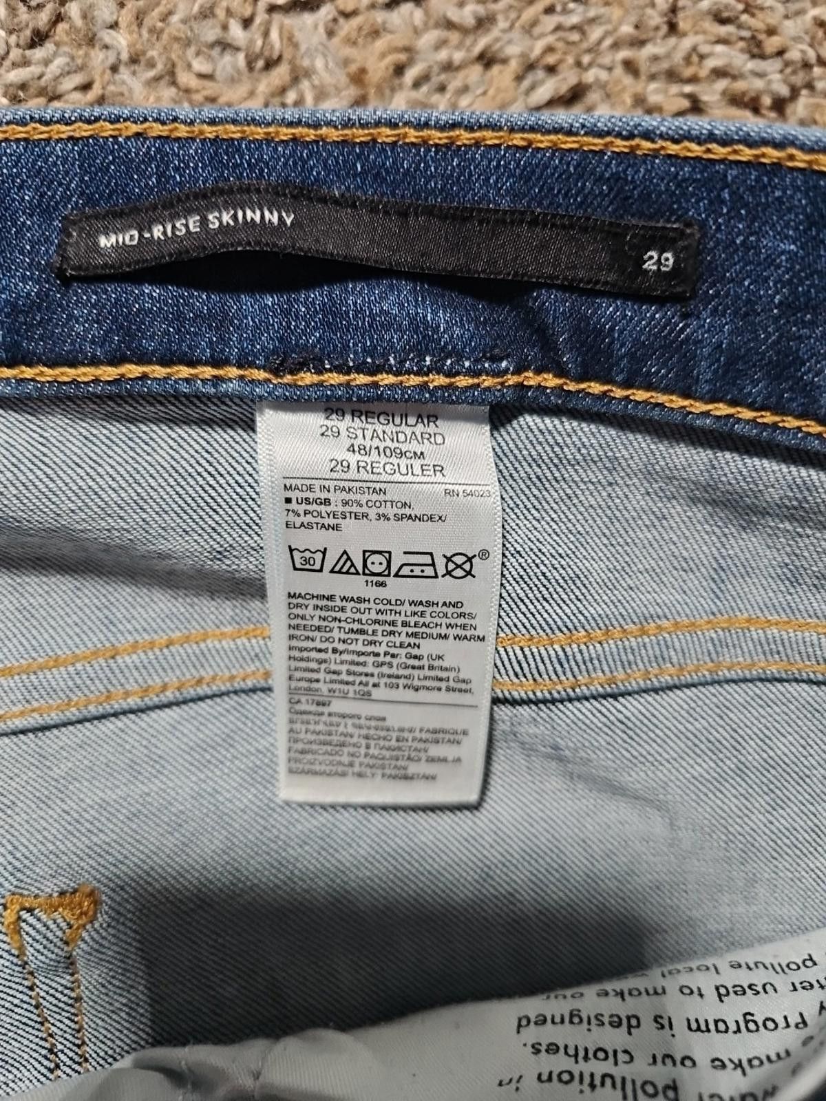 Banana Republic Banana Republic MidRise Skinny Sz 29 Jeans Size 29" - 3 Thumbnail