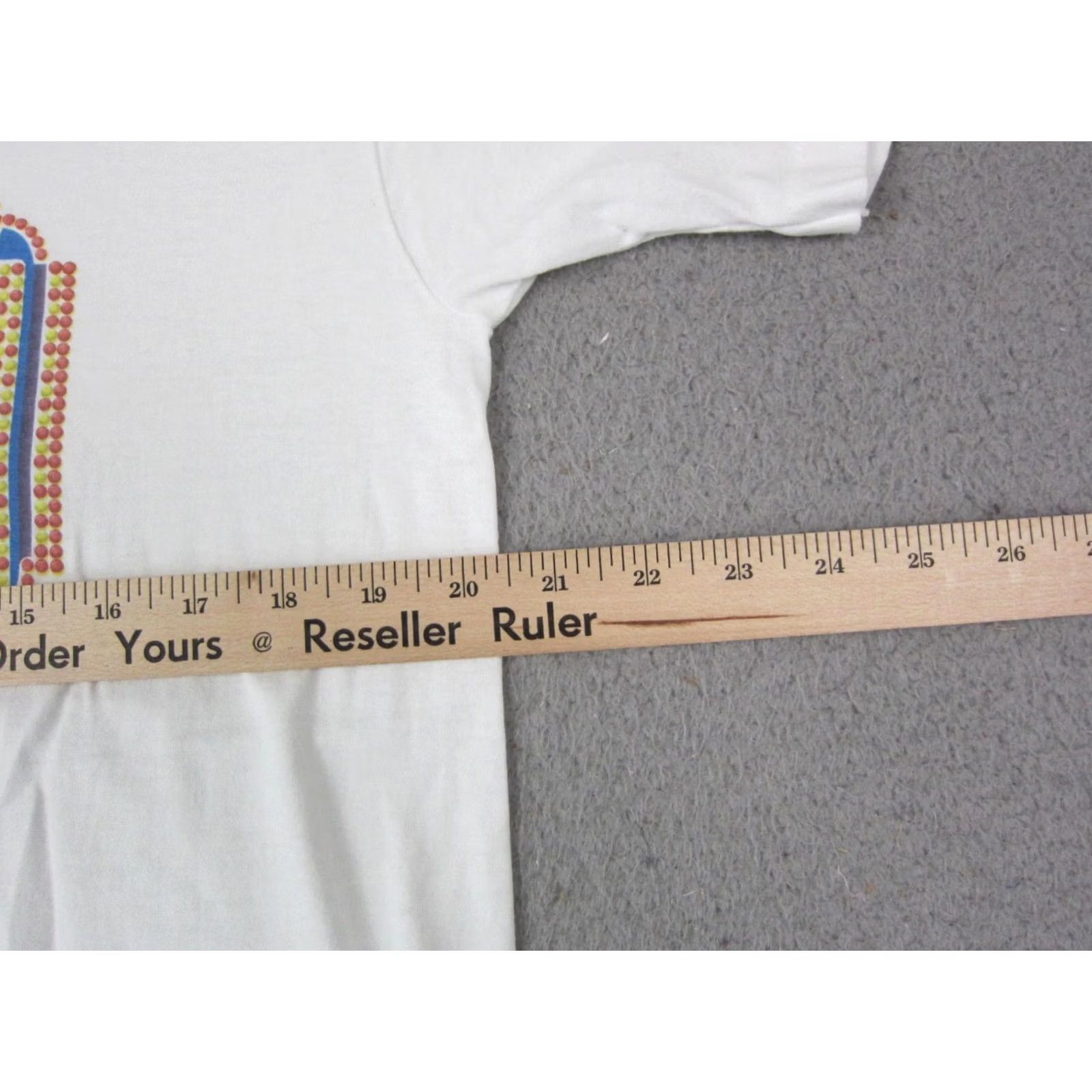 Hanes VINTAGE BIX 7 Shirt Mens Large L White 20 Years Running Marathon USA 90s Size US L / EU 52-54 / 3 - 7 Thumbnail