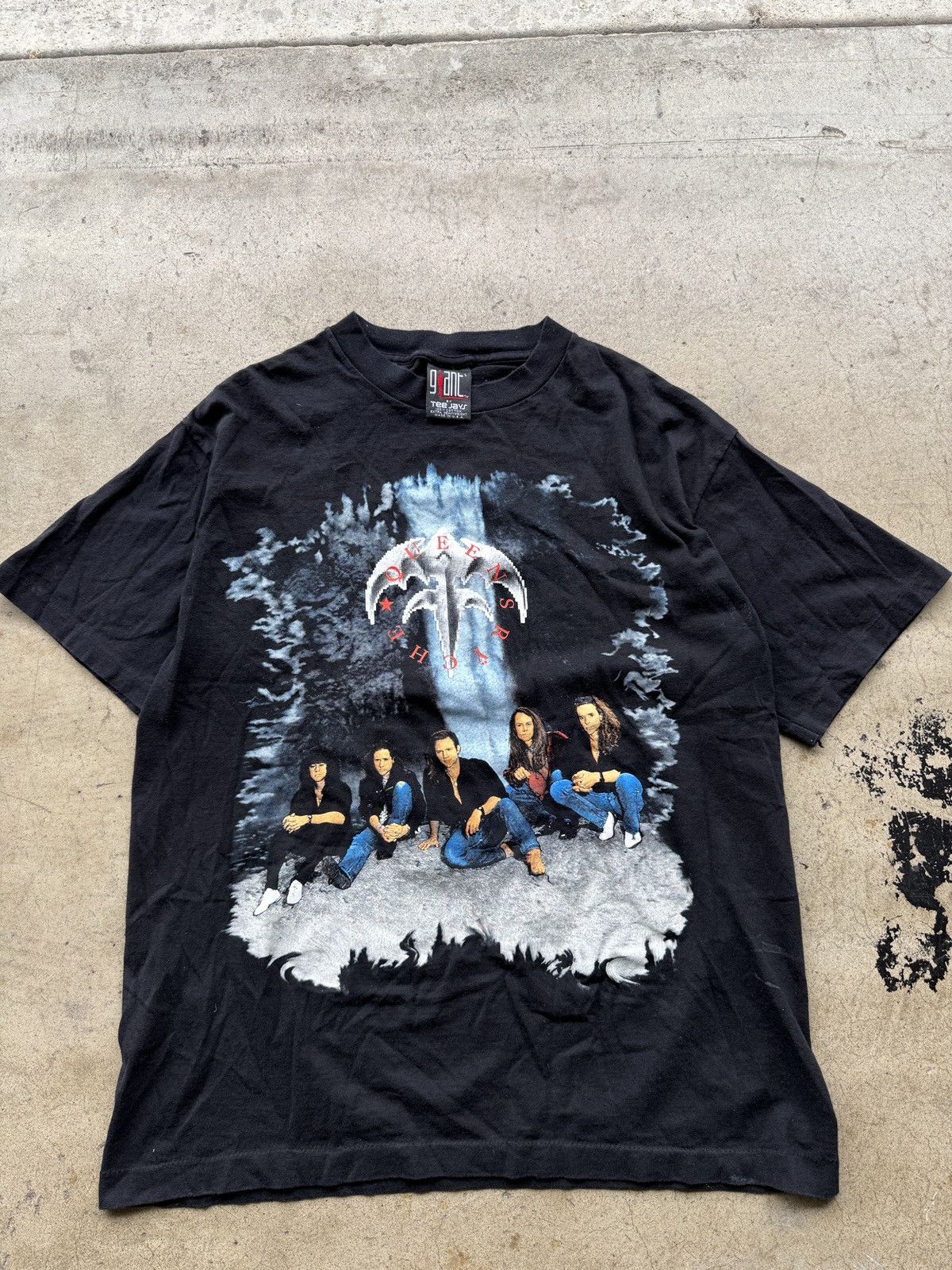 Band Tees × Giant × Vintage Vintage Queensryche tour tee 1991-92 Size US L / EU 52-54 / 3 - 1 Thumbnail
