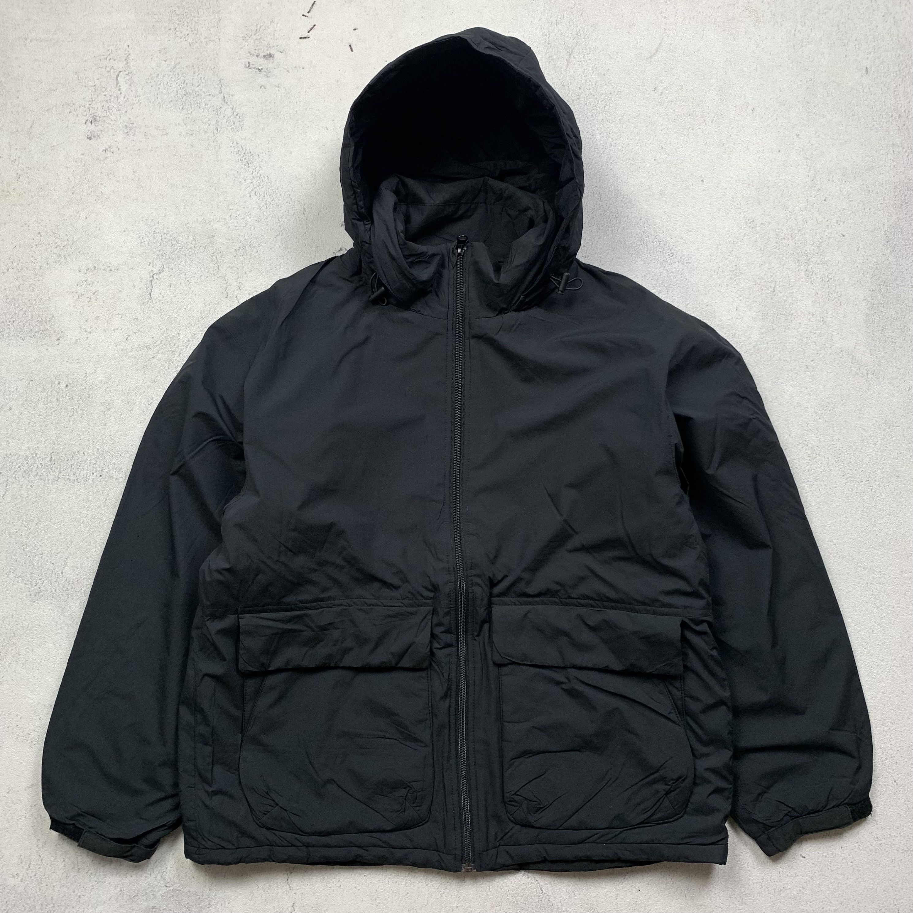未使用 Wtaps Grease jacket S Wool Melton GU GU Washed Work Jacket Black Dark Gray Size S | Grailed