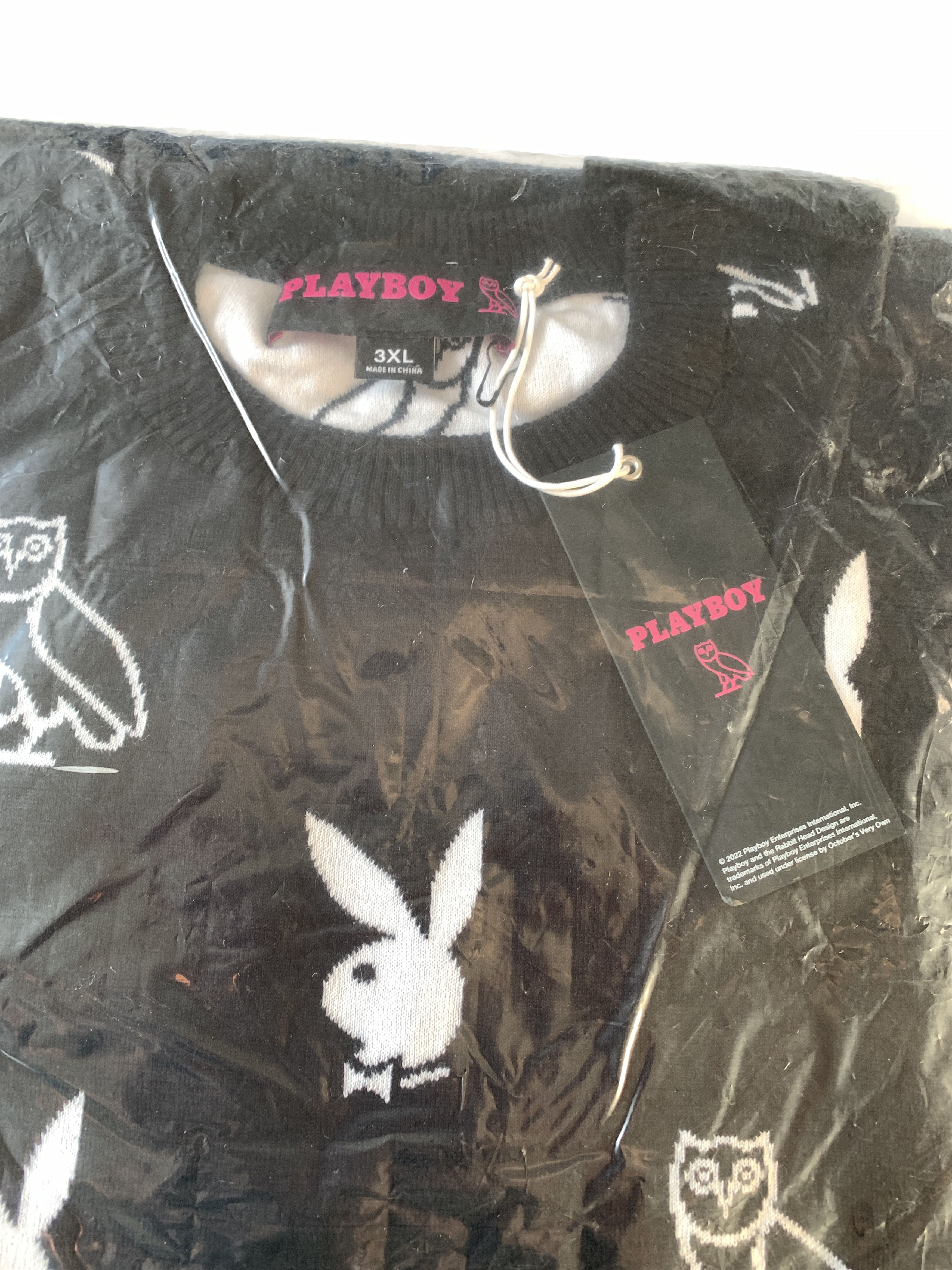 October's Very Own × Playboy OVO X Playboy Intarsia Monogram Owl Sweater XXXL Size US XXL / EU 58 / 5 - 9 Thumbnail