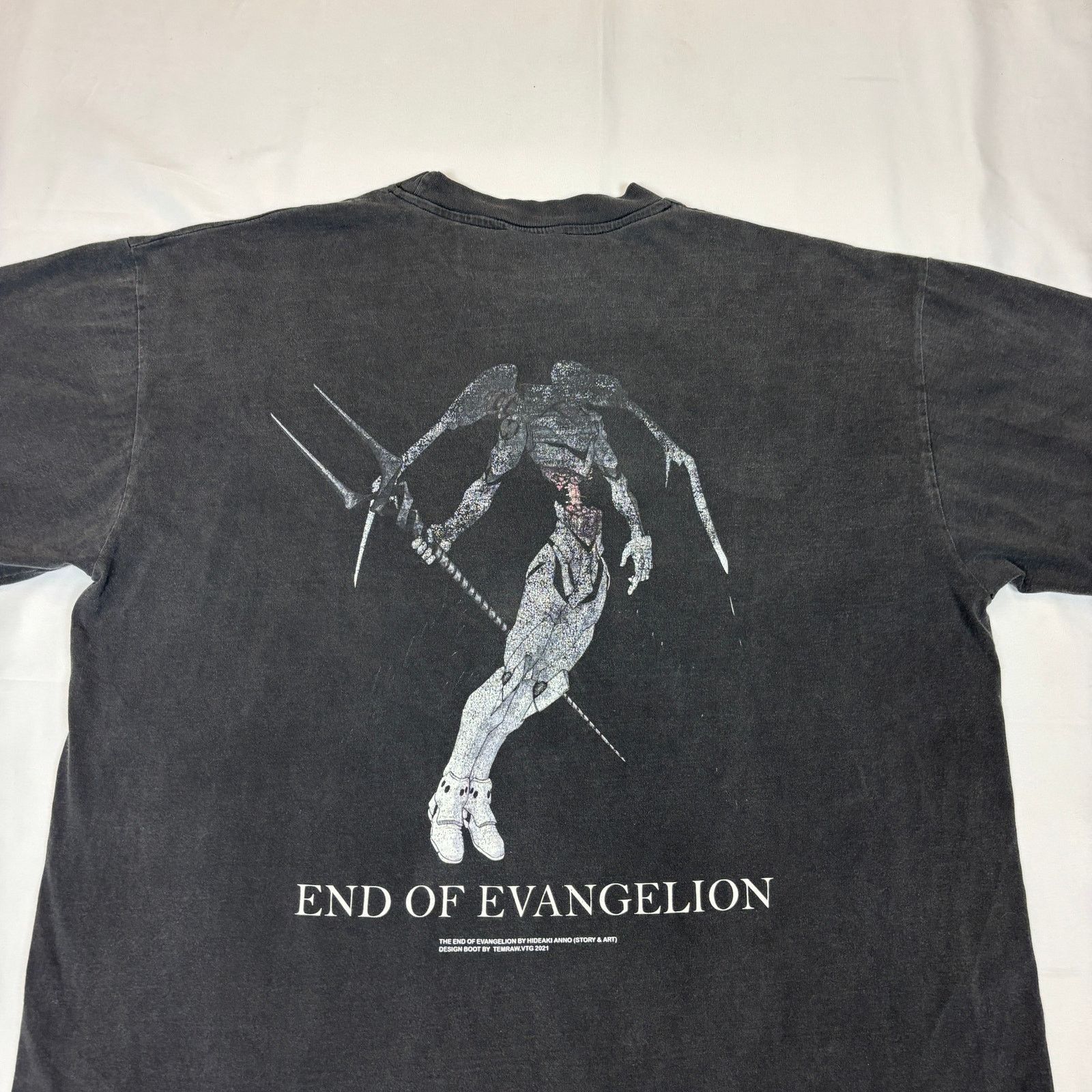 Vintage Evangelion Anime Temraw VTG Rei Tee Shirt Men's 2XL XXL Size US XXL / EU 58 / 5 - 5 Thumbnail