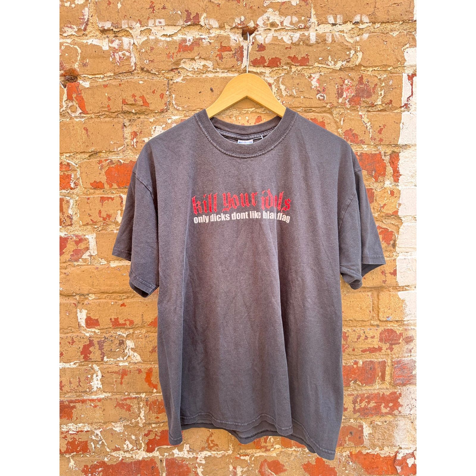 Jerzees Y2k Vintage Kill Your Idols Black Flag Tee Size XL Size US XL / EU 56 / 4 - 5 Thumbnail