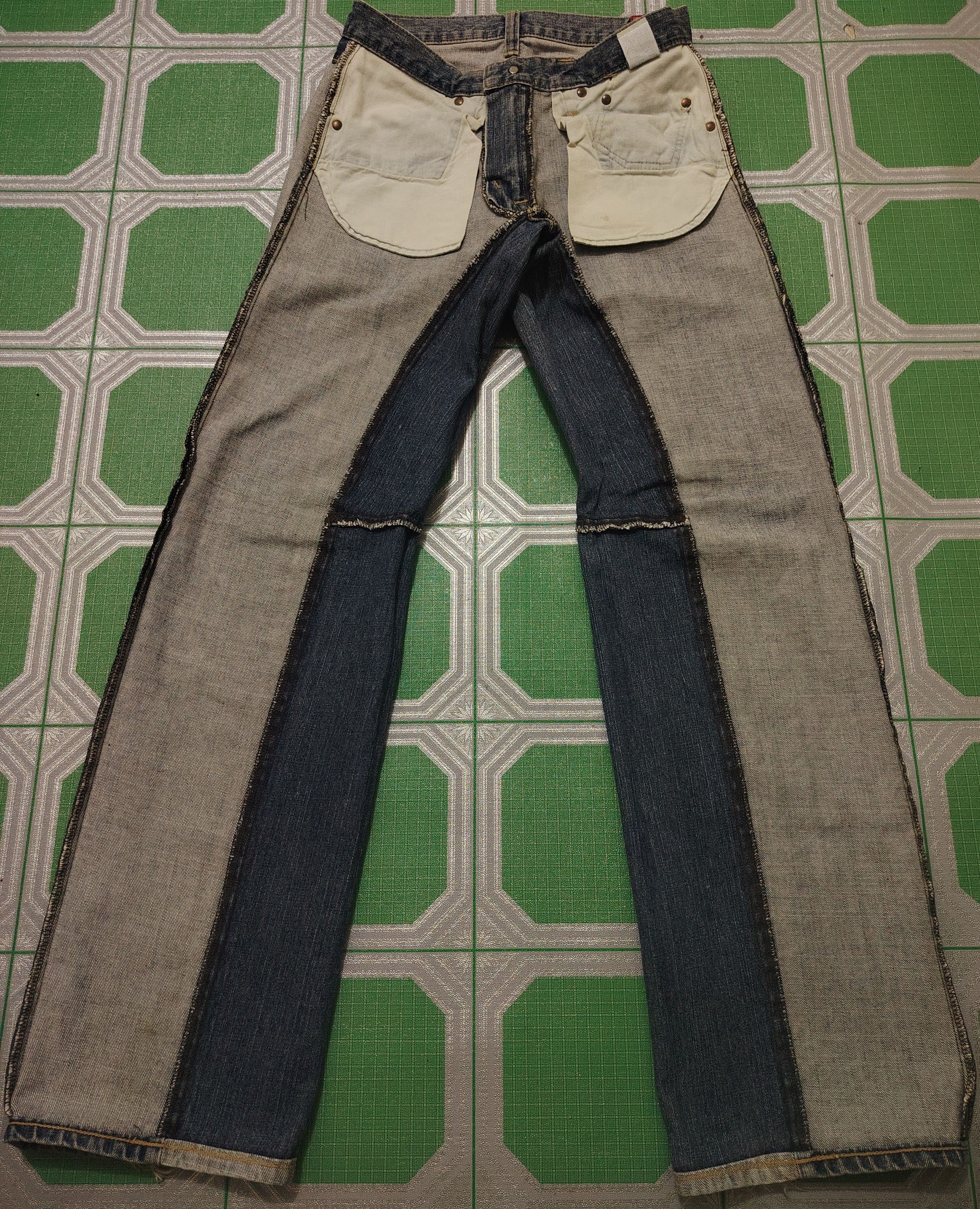 Kapital Japanese Blue Way Reconstruction Jeans Distressed Jeans Size US 30 / EU 46 - 16 Thumbnail