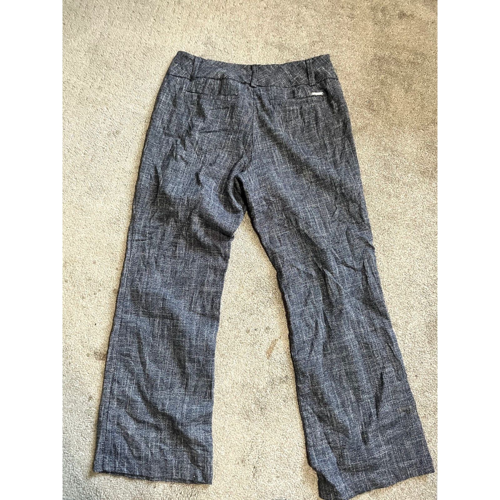 Vintage New York & Company Women Petite Blue Dress Pants Size 8 Pants Size 30" / US 8 / IT 44 - 3 Thumbnail