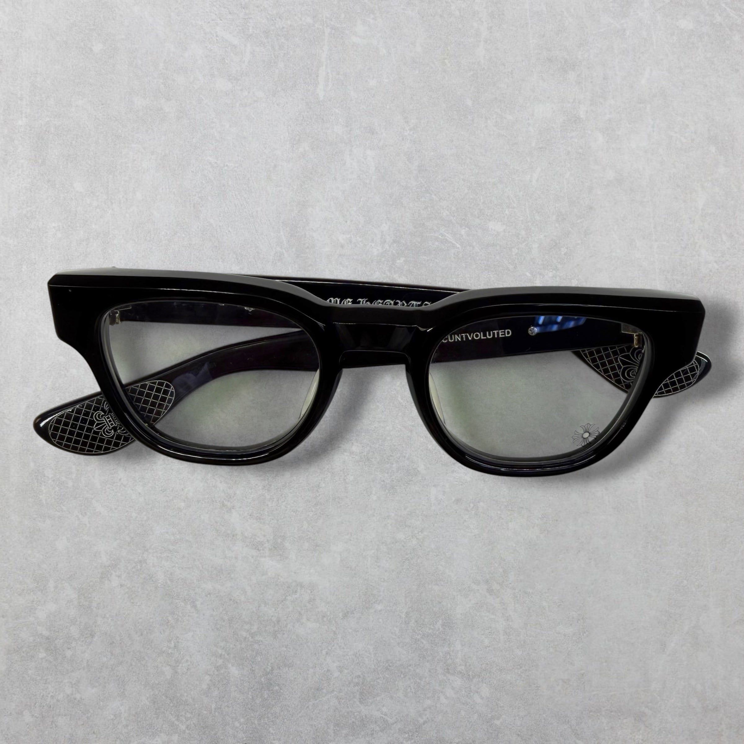 Chrome Hearts Chrome Hearts Cuntvoluted Black Glasses Size ONE SIZE - 5 Thumbnail