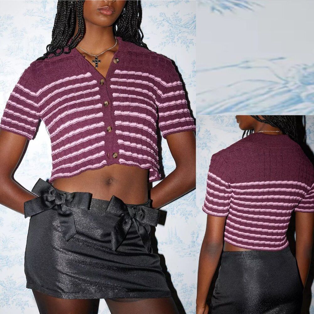 Other New Kimchi Blue Oliver Button-Down Polo Sweater Size XS Size XS / US 0-2 / IT 36-38 - 2 Thumbnail