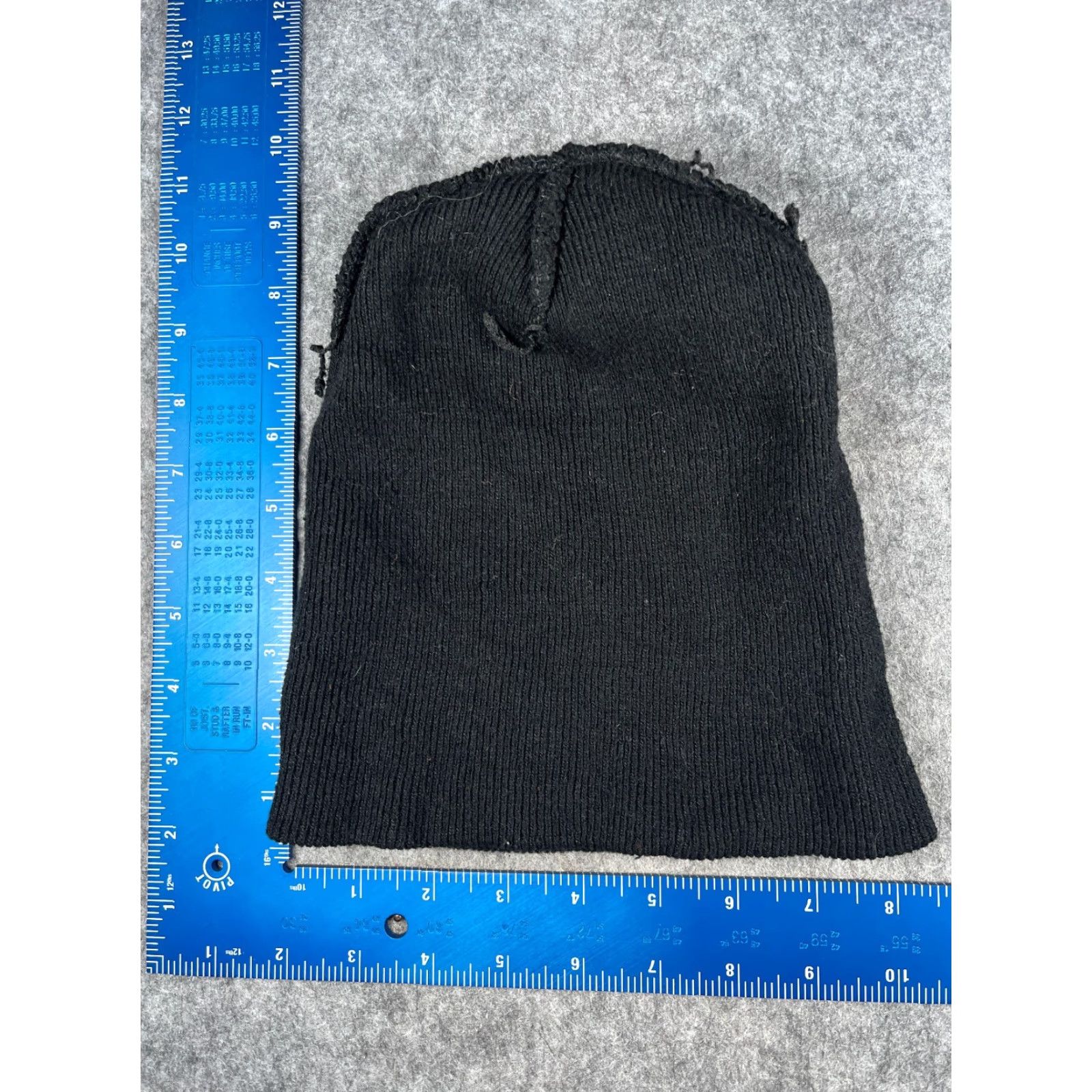 Vintage Beanie Toque Adult One Size Black Knit 100% Acrylic Winter Skate Snow Ski Unbranded Unisex Adults Beanie Hats Mens Womens Boys Girls Size ONE SIZE - 4 Thumbnail