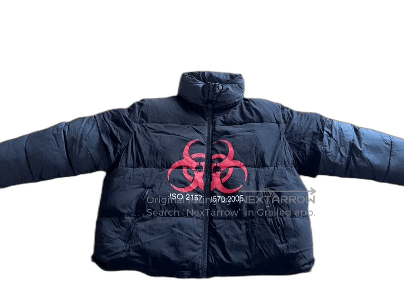 Vetements vetements black puffer jacket with logo. Size US M / EU 48-50 / 2 - 1 Thumbnail