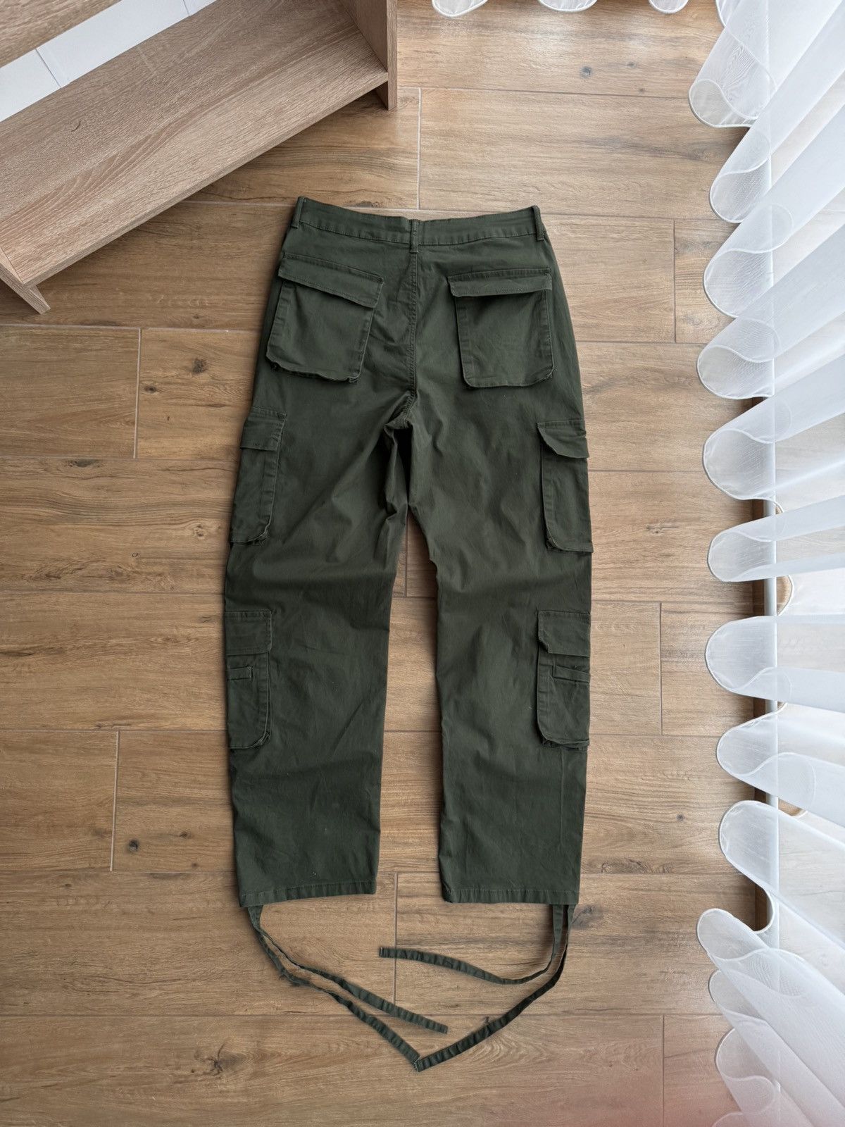 Japanese Brand × Vintage Vintage Military Green Bondage Cargo Archival Pants Size US 32 / EU 48 - 5 Thumbnail