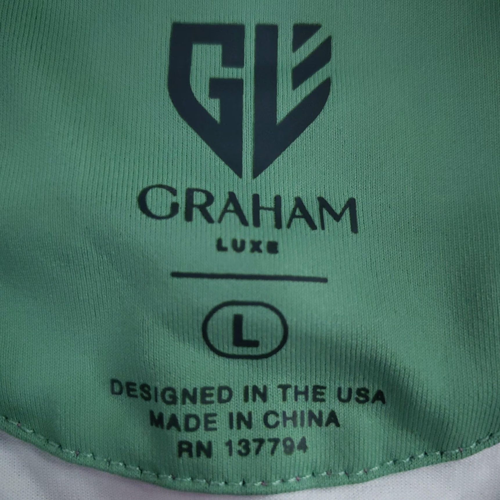 Vintage Graham Luxe Polo Shirt Mens Large Pink Performance Stretch Golf Short Sleeve Shirt Size US L / EU 52-54 / 3 - 5 Thumbnail