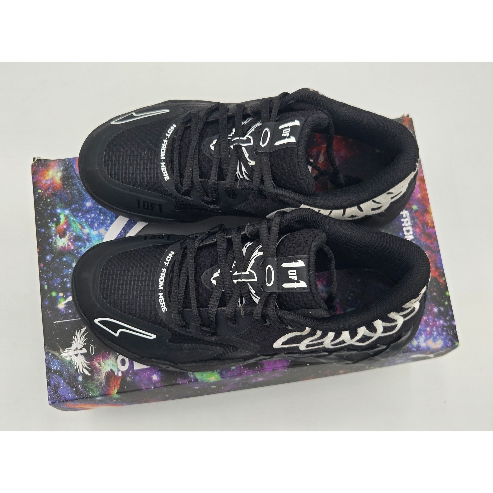 Puma Puma MB.01 Lo LaMelo Ball Black Silver Size 5.5 w/ Box Size US 5.5 / EU 38 - 2 Thumbnail