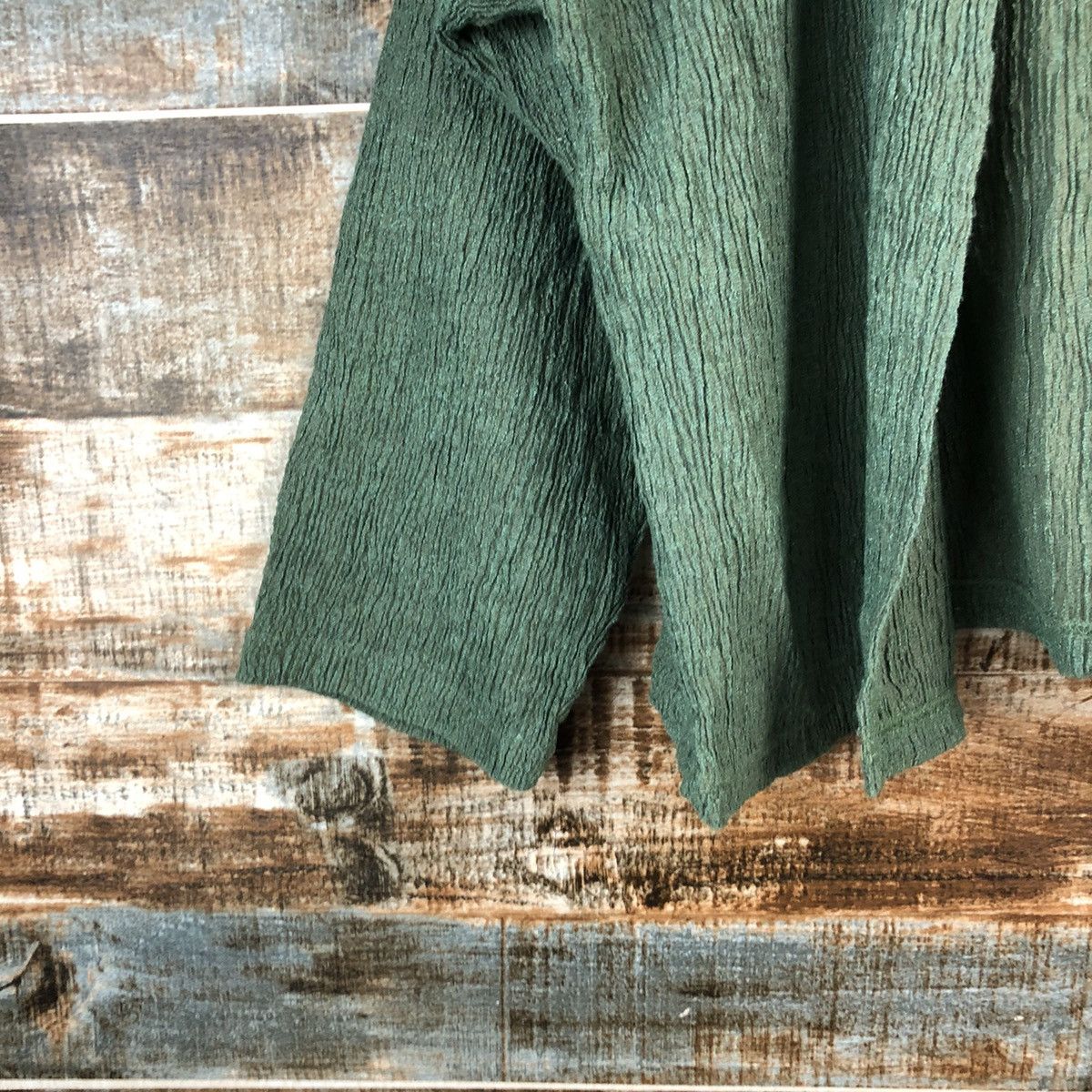 Japanese Brand Keiko Kishi by Nosh Green Cardigan Knitwear #A2473 Size US L / EU 52-54 / 3 - 7 Thumbnail