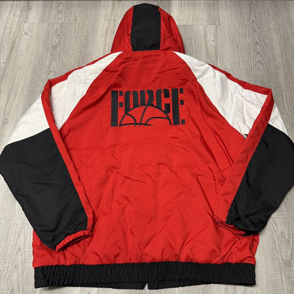 Nike Nike DNA Force Satin Basketball Jacket Full Zip Button Size US XL / EU 56 / 4 - 2 Thumbnail