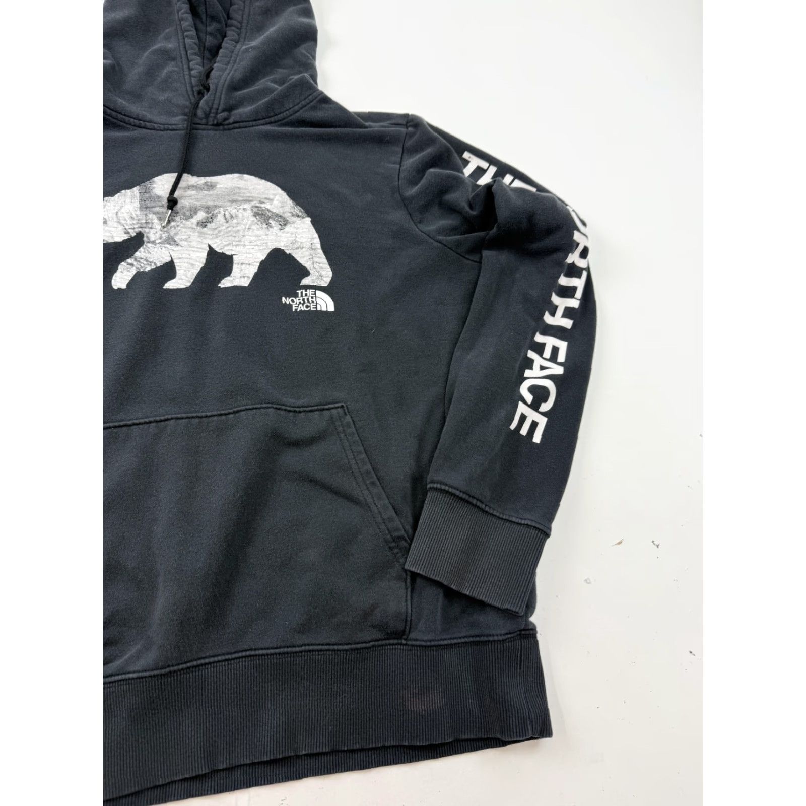 The North Face The North Face Hoodie Mens Large Black Pullover Bear Graphic Logo Sweatshirt Size US L / EU 52-54 / 3 - 2 Thumbnail