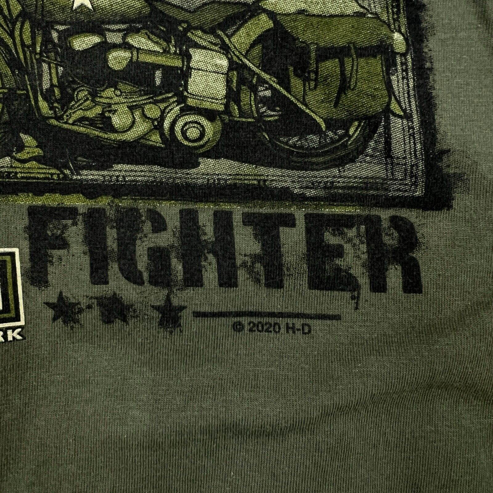 Harley Davidson × Vintage 2020 Harley Davidson T Shirt Freedom Fighter Motorcycle Tee Size US L / EU 52-54 / 3 - 3 Thumbnail