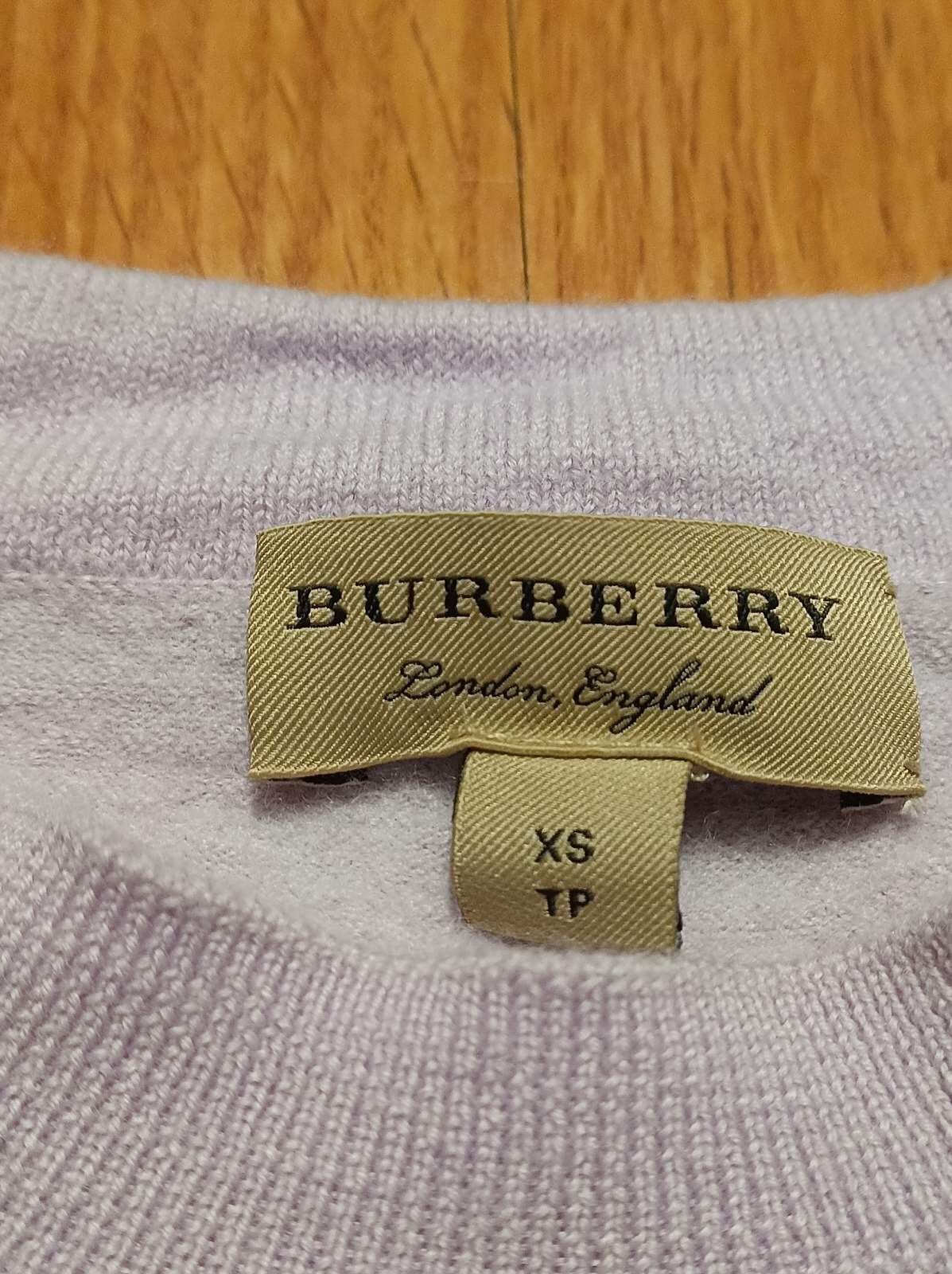 Burberry BURBERRY Merino Wool Light Purple Sweater XS Size XS / US 0-2 / IT 36-38 - 8 Thumbnail