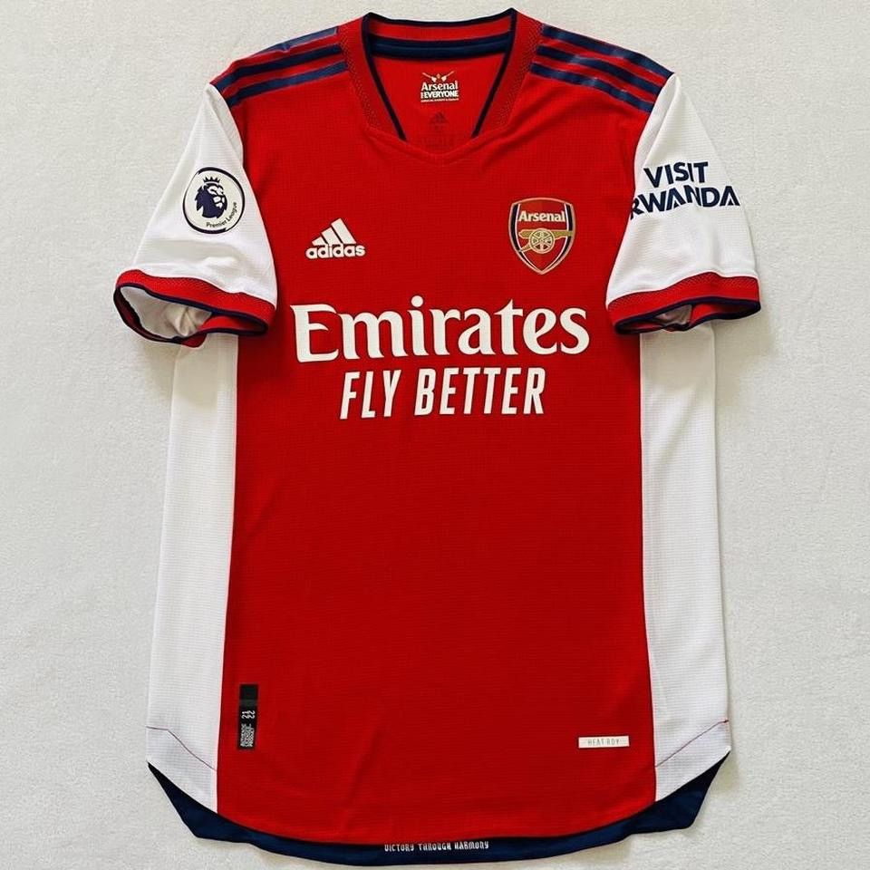Adidas Arsenal Saka 2021 22 home PLAYER VERSION Premier League Size US M / EU 48-50 / 2 - 2 Thumbnail