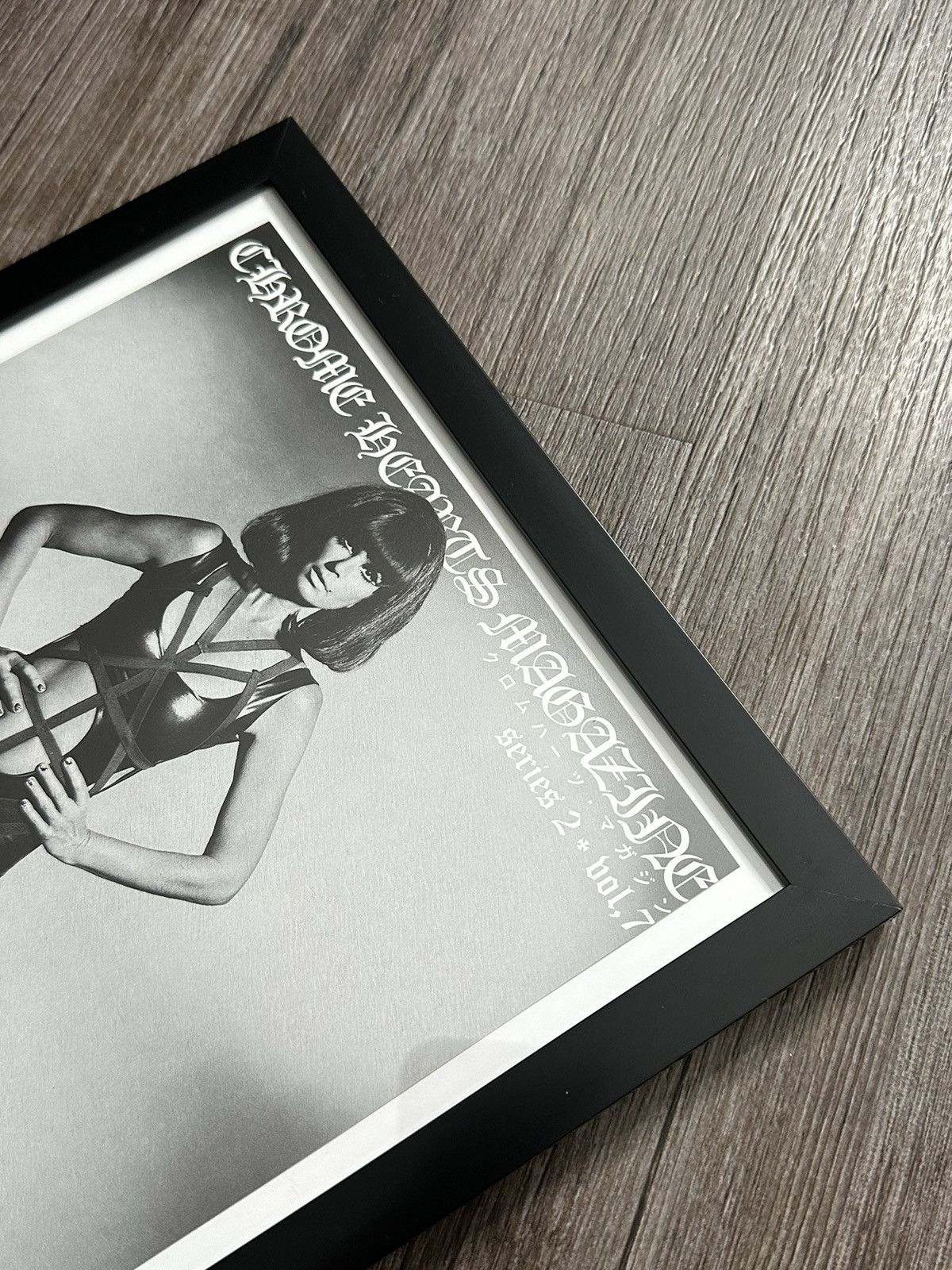 Chrome Hearts 🖤Chrome Hearts🖤 Cindy Crawford 9x12 Framed Poster Size ONE SIZE - 4 Thumbnail