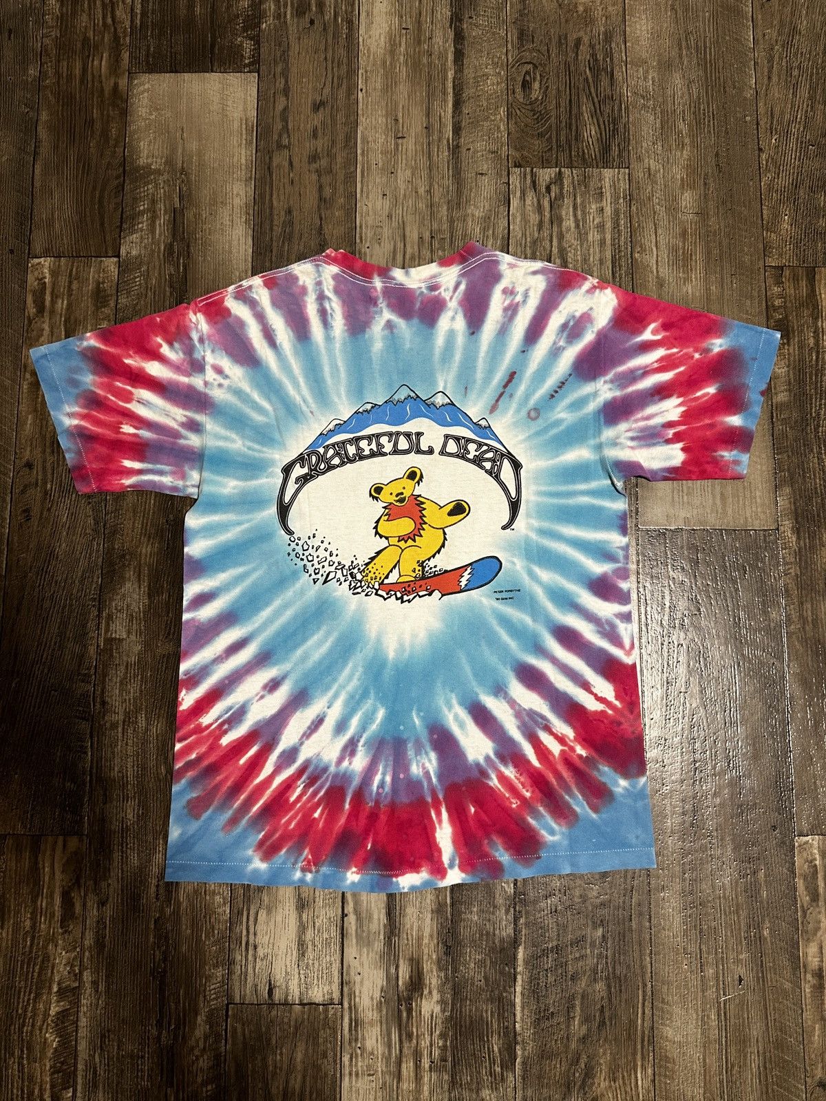 Grateful Dead Vintage 1990 Grateful Dead Snowboarding Bears Tee Size US L / EU 52-54 / 3 - 5 Thumbnail