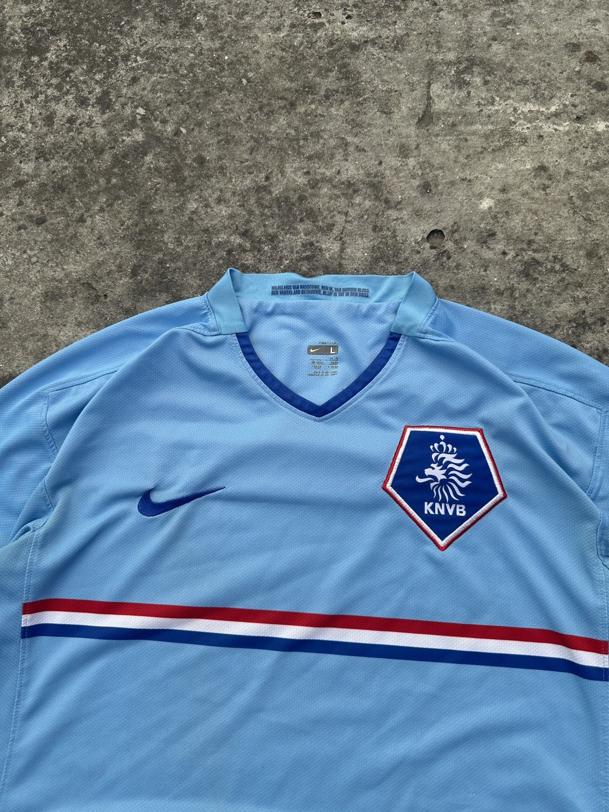Nike Vintage Nike Netherlands Soccer Jersey Blokecore Streetwear Size US L / EU 52-54 / 3 - 2 Thumbnail