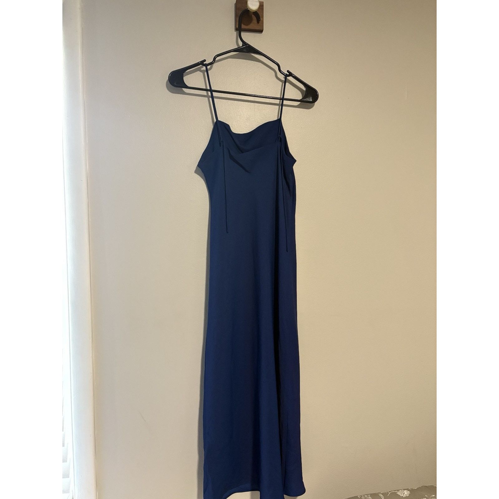 Banana Republic Banana Republic Blue Slik MIDI Slip Dress Women’s Size XS Size XS / US 0-2 / IT 36-38 - 4 Thumbnail