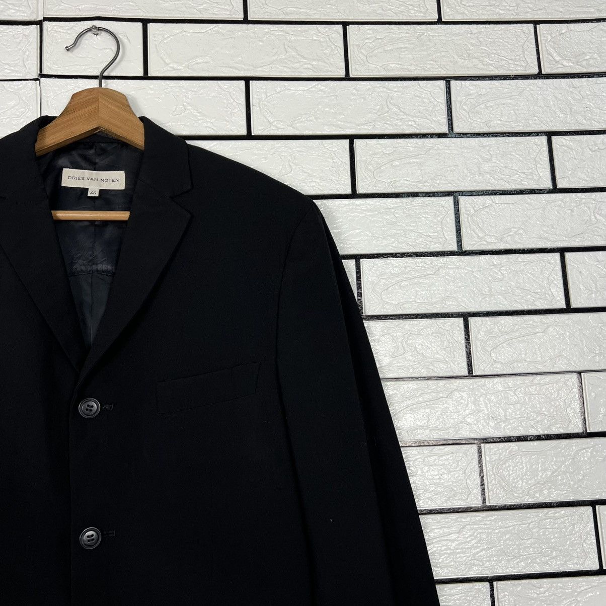 Dries Van Noten DRIES VAN NOTEN Wool Blazer / Suit Jacket #4119-C187 Size 40R - 4 Thumbnail