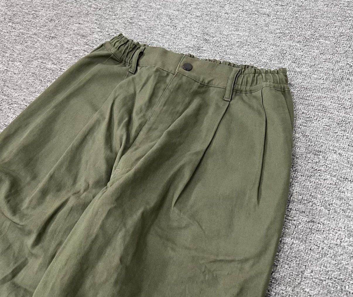 N.Hoolywood N.Hoolywood Military Style Relaxed Wide-Leg Pants J16 Size US 36 / EU 52 - 4 Thumbnail