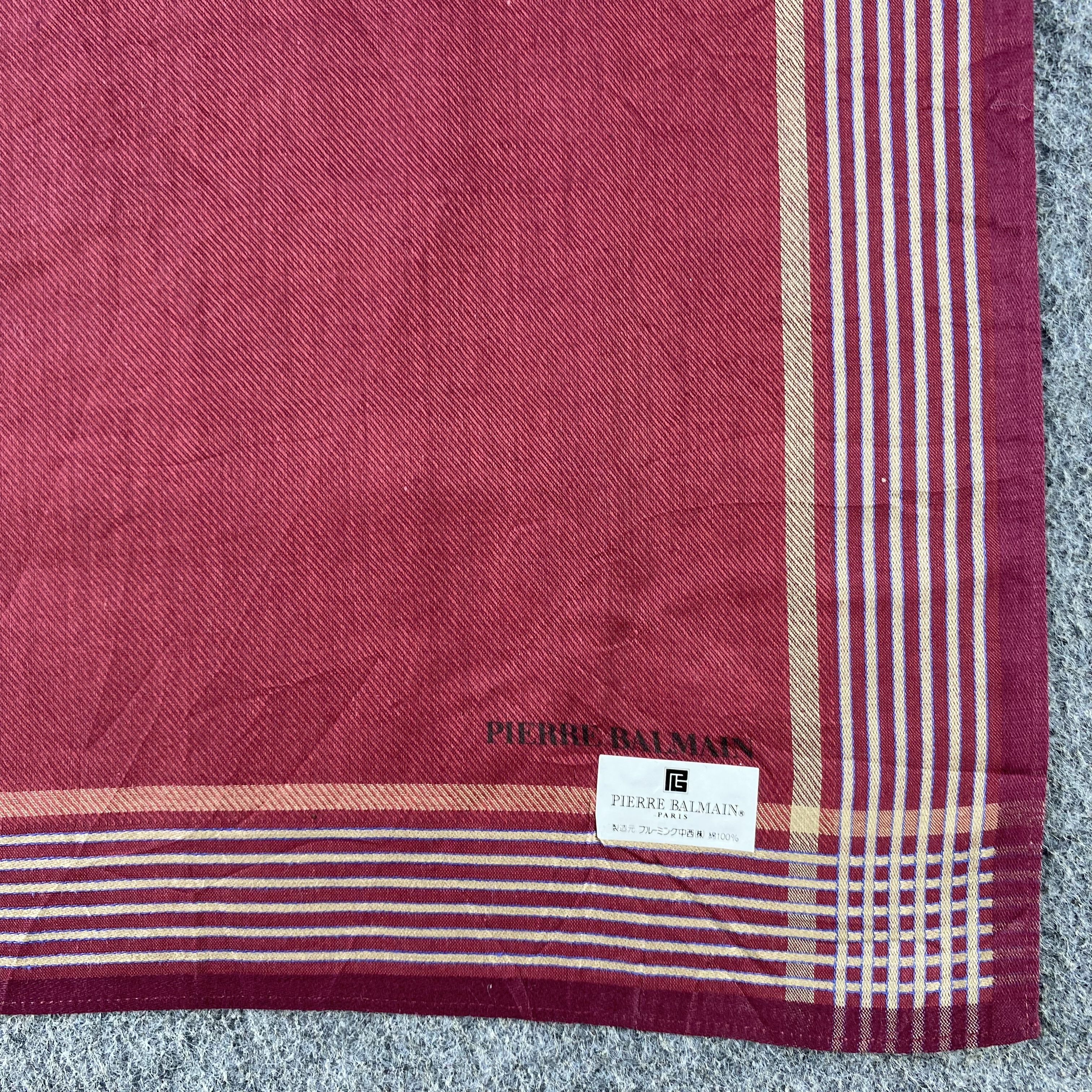 Pierre Balmain Pierre Balmain Handkerchief/Neckerchief/Bandana HC517 Size ONE SIZE - 3 Thumbnail