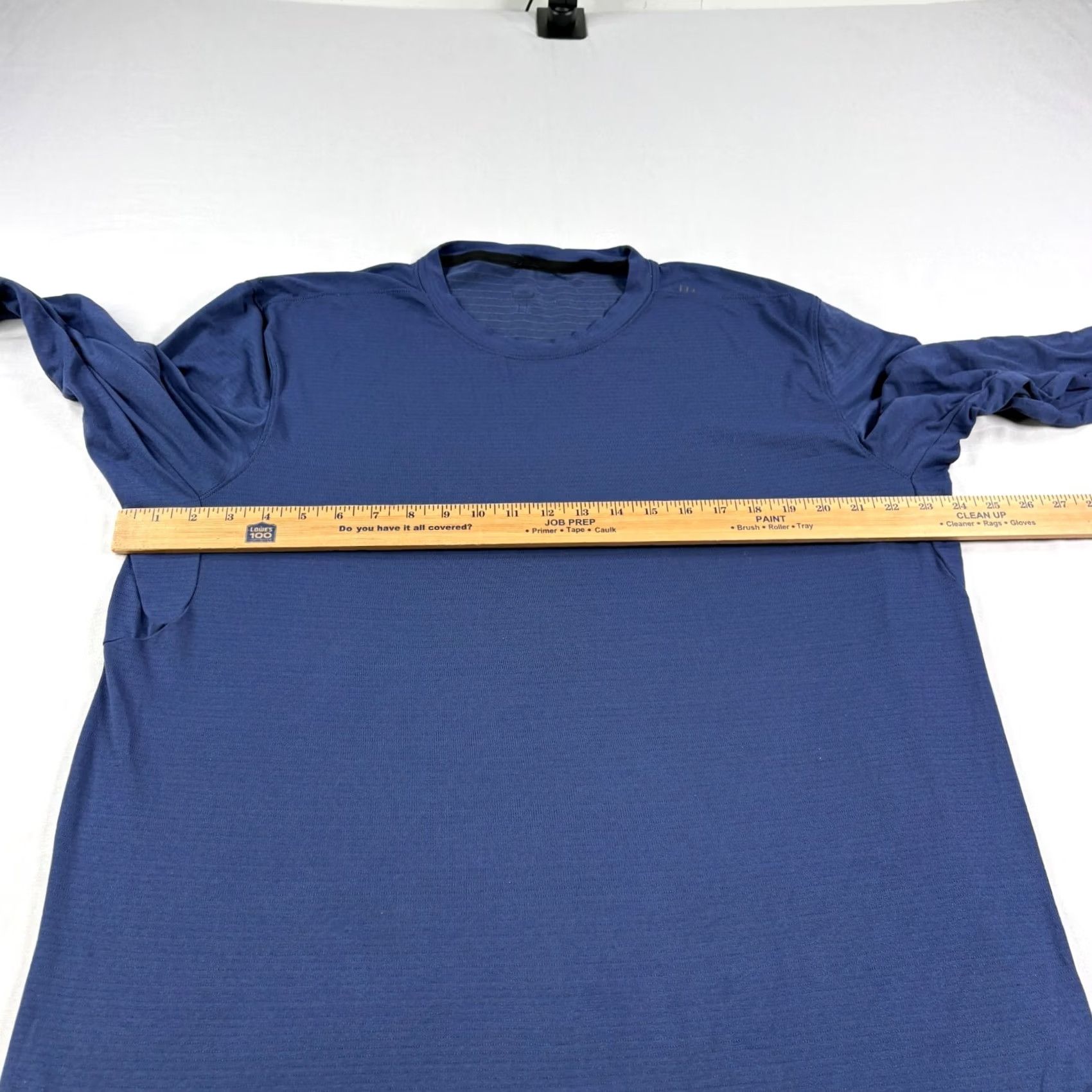 Lululemon Lululemon Drysense Shirt Mens XL Blue Long Sleeve Gym Performance Athleisure Shirt Size US XL / EU 56 / 4 - 3 Thumbnail