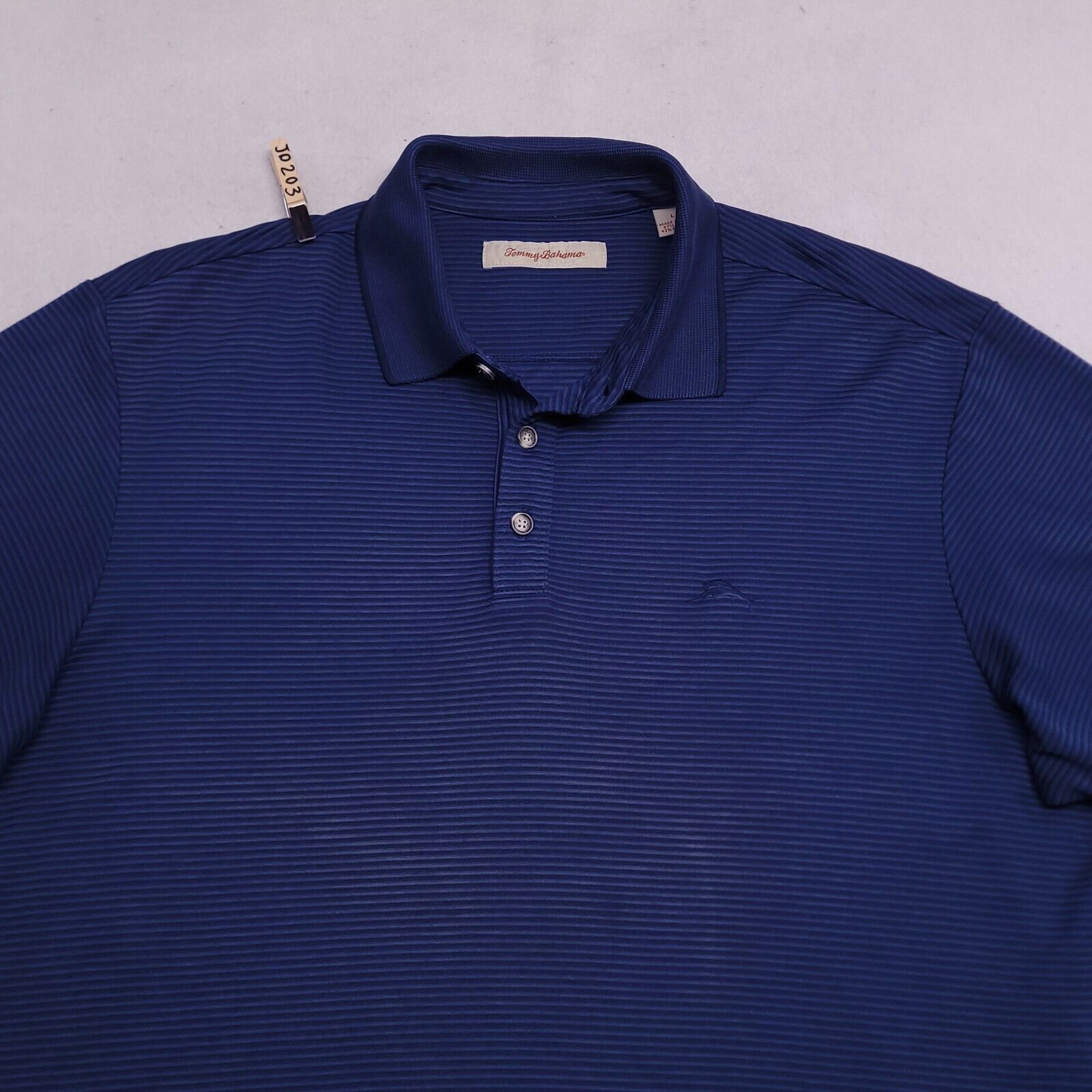 Tommy Bahama Tommy Bahama Casual Pullover Polo Shirt Mens Size Large Blue Size US L / EU 52-54 / 3 - 1 Thumbnail