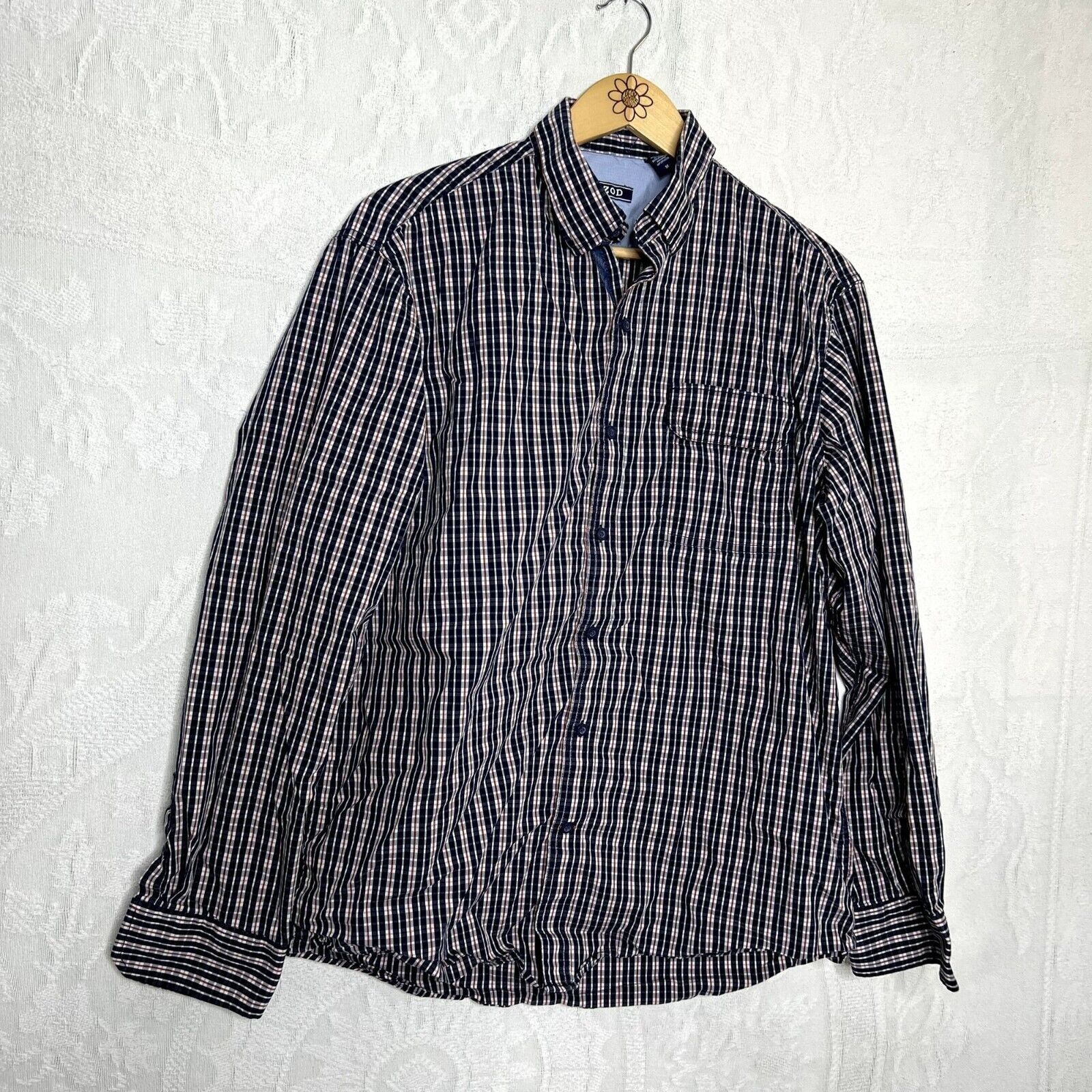 Izod Izod Plaid Button Down Long Sleeve Shirt Size US M / EU 48-50 / 2 - 1 Thumbnail