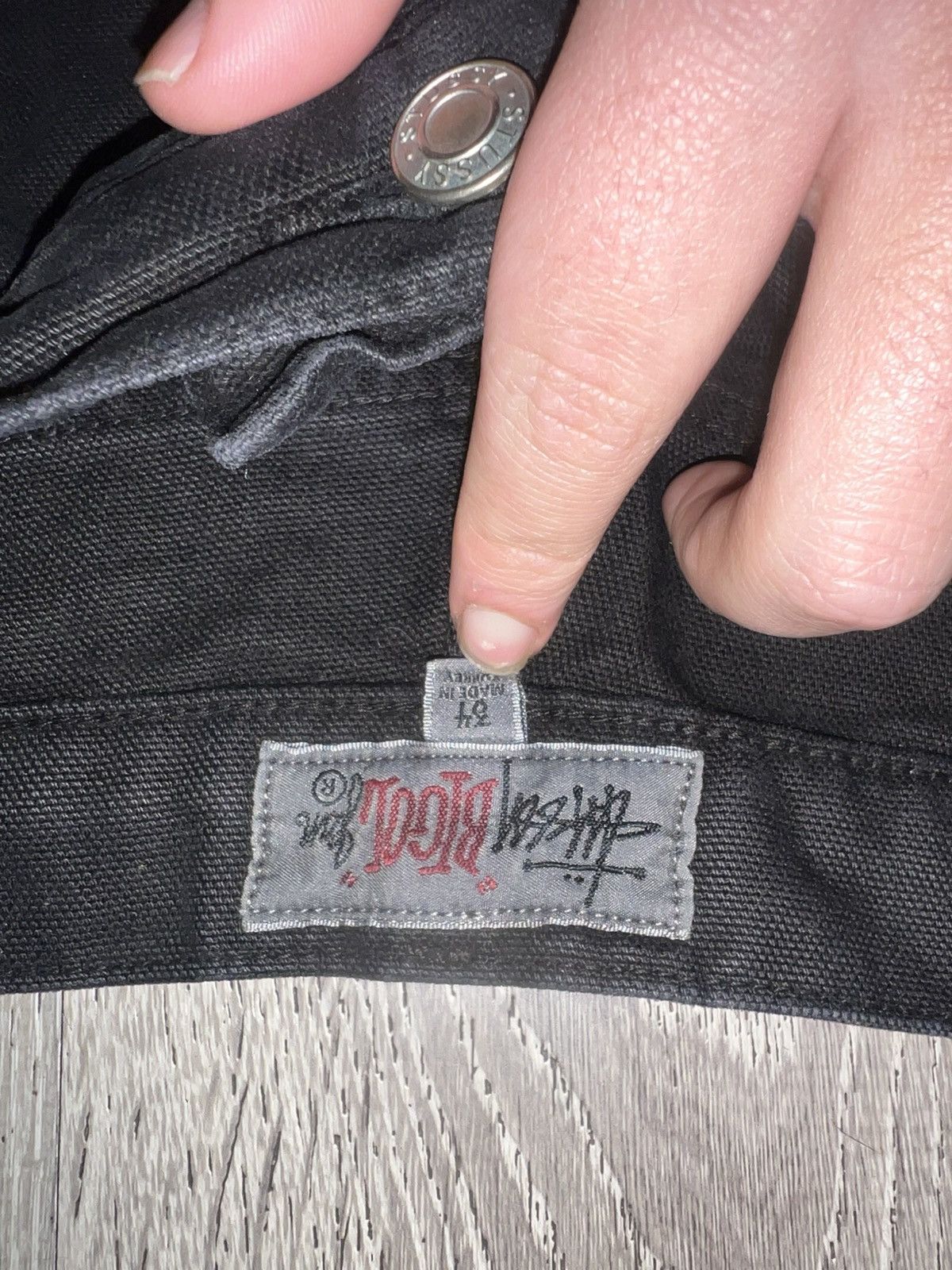 Stussy Stussy Big Ol' Jeans Washed Black 34 Baggy Fit Size US 34 / EU 50 - 5 Thumbnail