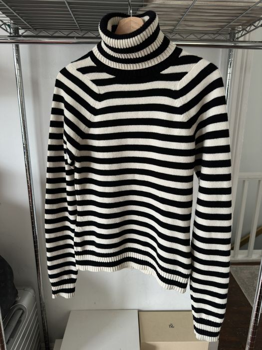 Haider Ackermann Haider Ackerman Cashmere Striped Turtleneck