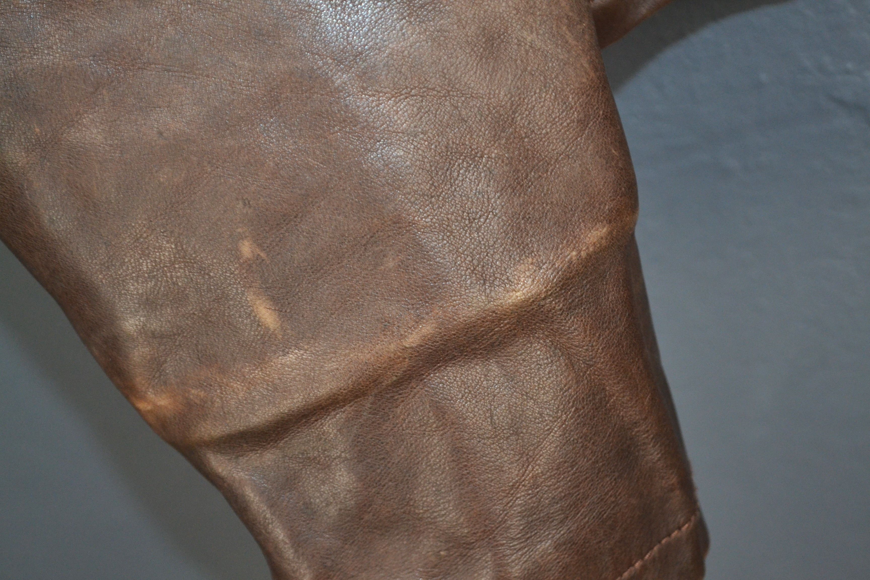 Other Ezra Fitch Cafe Racer Leather Motorcycle Jacket Size L Size US L / EU 52-54 / 3 - 4 Thumbnail