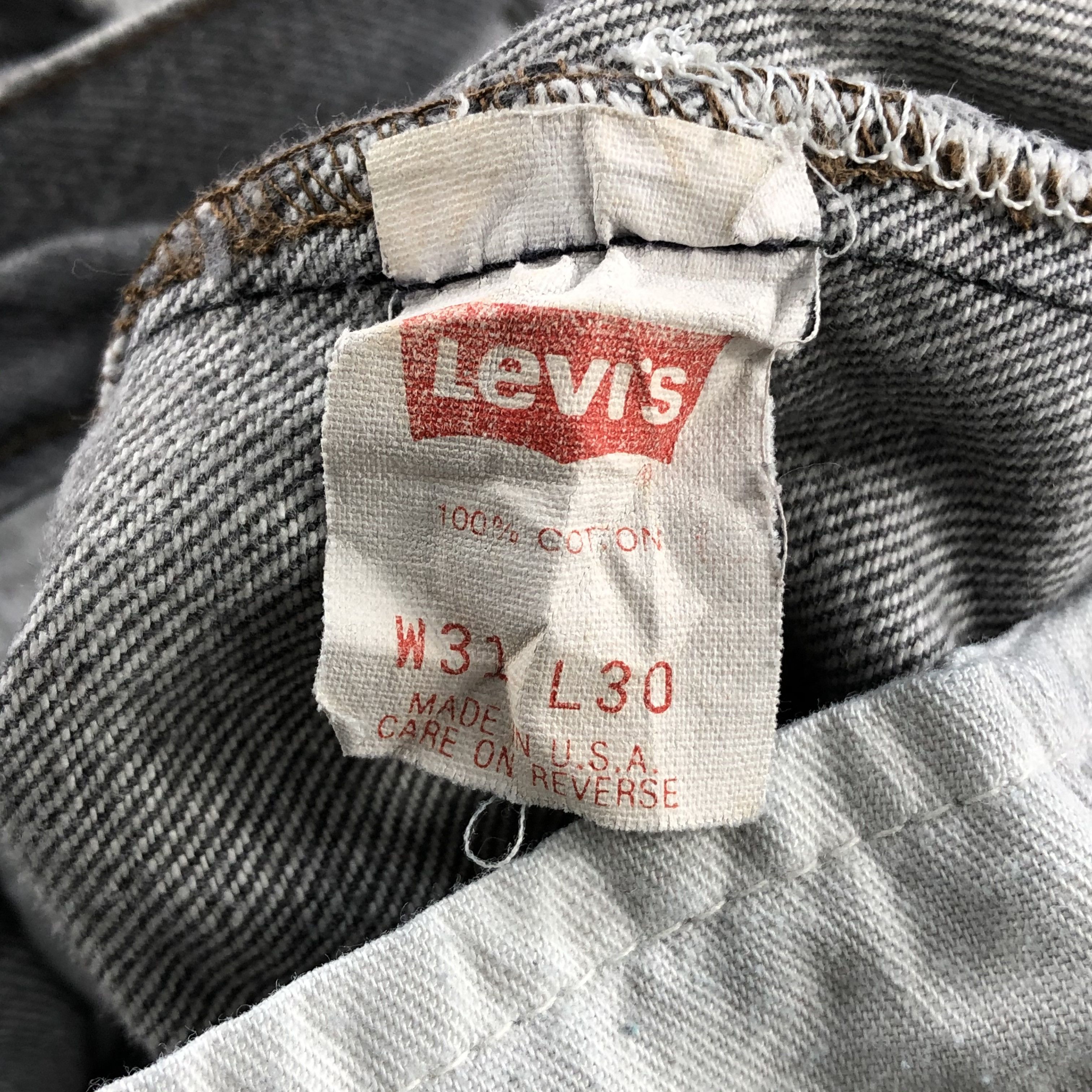 Levi's × Vintage Vintage 90s Sunfaded Levis 501 Jeans-JM2224 Size US 31 - 15 Thumbnail