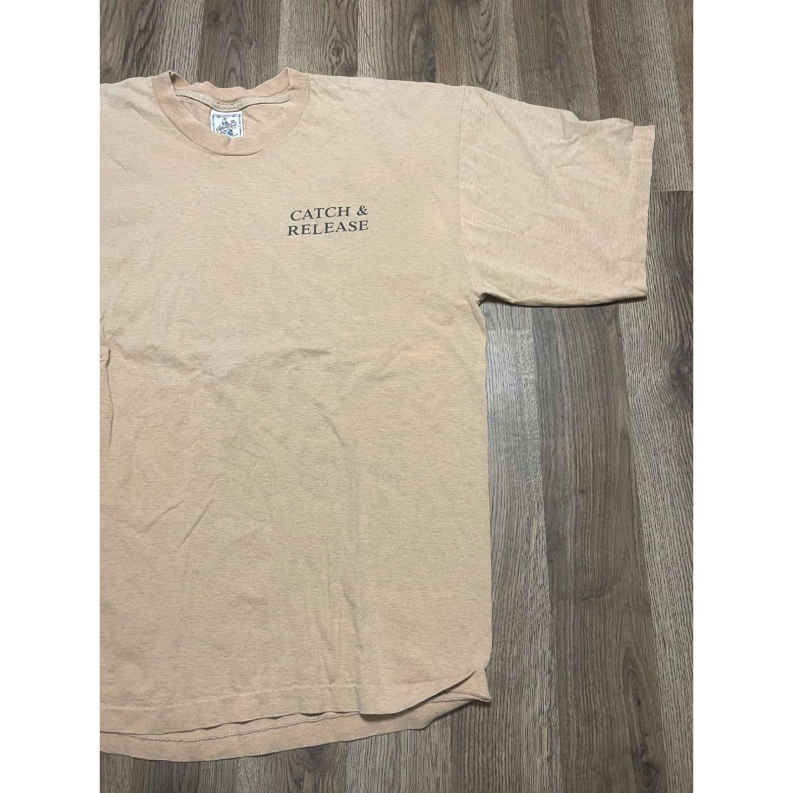 Vintage **Catch & Release XXL Brown Bass Mouth T-Shirt** User: **Vintage Catch & Release XXL Brown Bass Mouth Shirt** Size US XXL / EU 58 / 5 - 4 Thumbnail