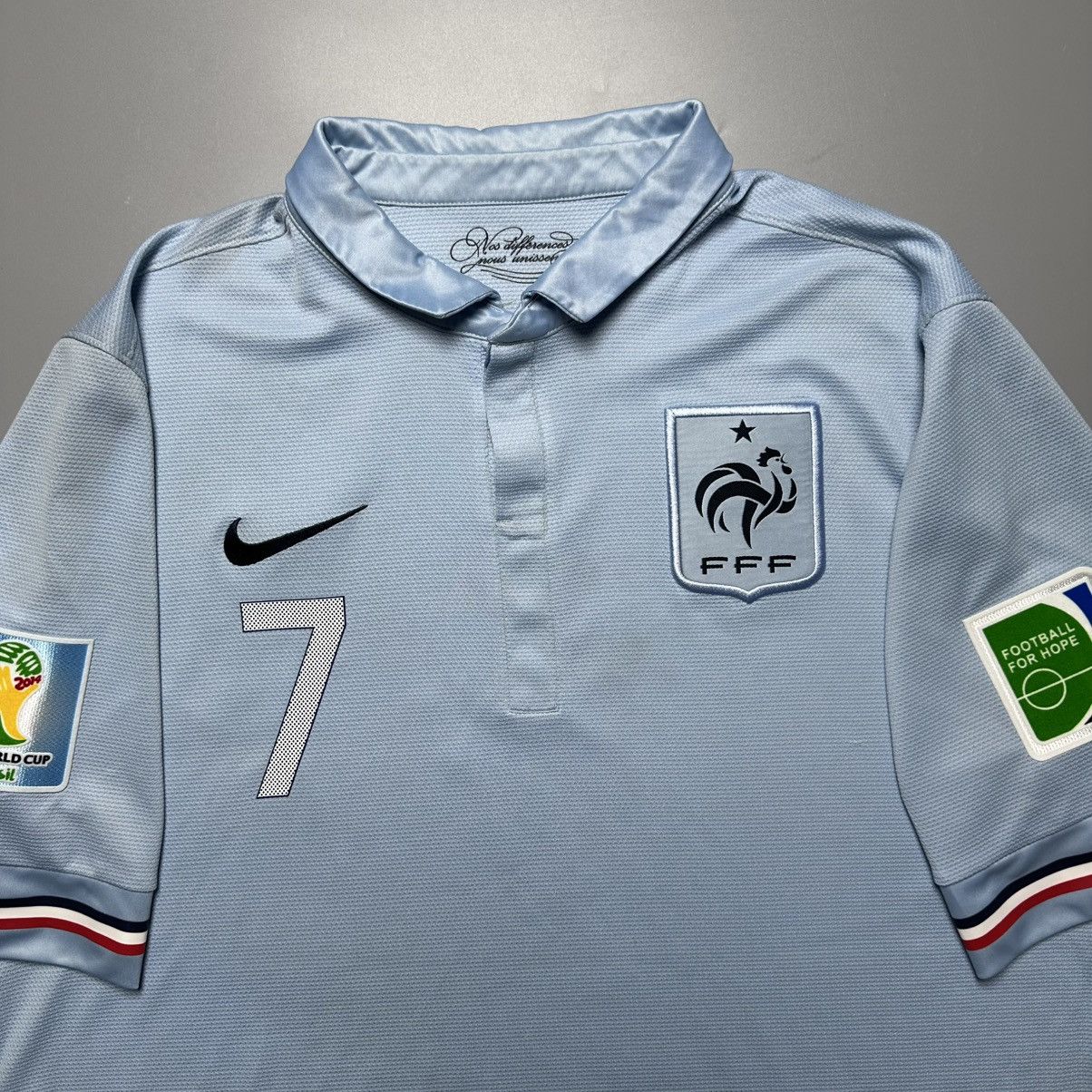 Vintage FRANCE NIKE 2013/2014 AWAY FOOTBALL HOME JERSEY #7 RIBERY Size US XL / EU 56 / 4 - 4 Thumbnail