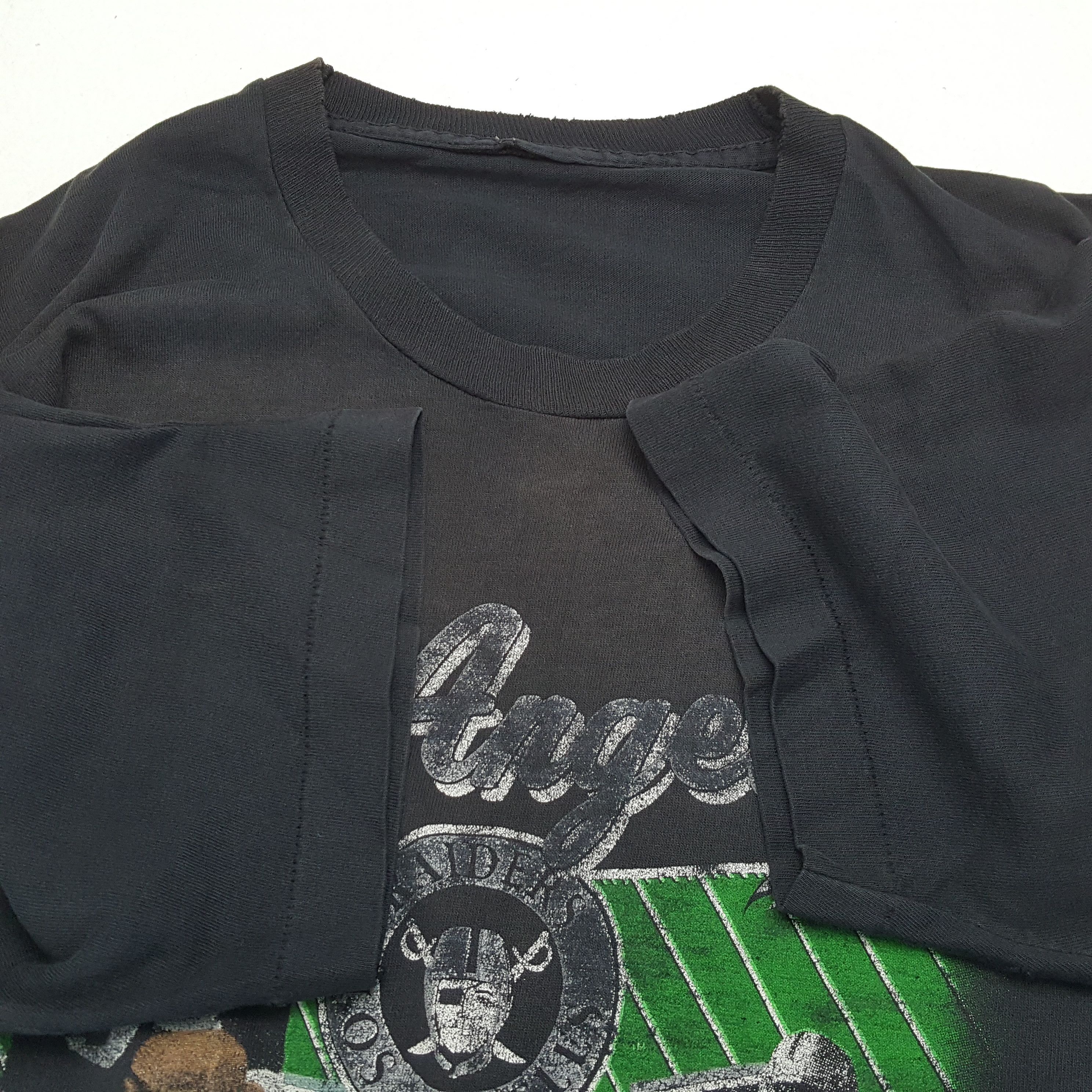 NFL × Vintage Vintage 90's RAIDERS LOS ANGELES Distressed T-Shirts Size US M / EU 48-50 / 2 - 7 Thumbnail