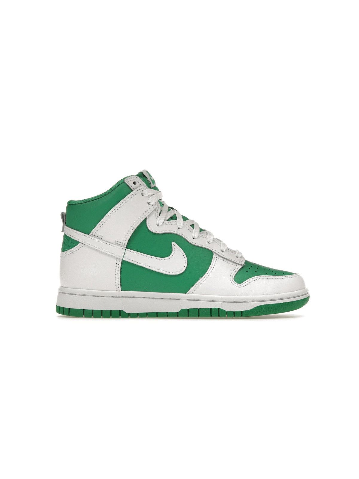 image of Nike Dunk High Stadium Green Pine 2023 Shoes in Stadium Green/White, Men's (Size 9)